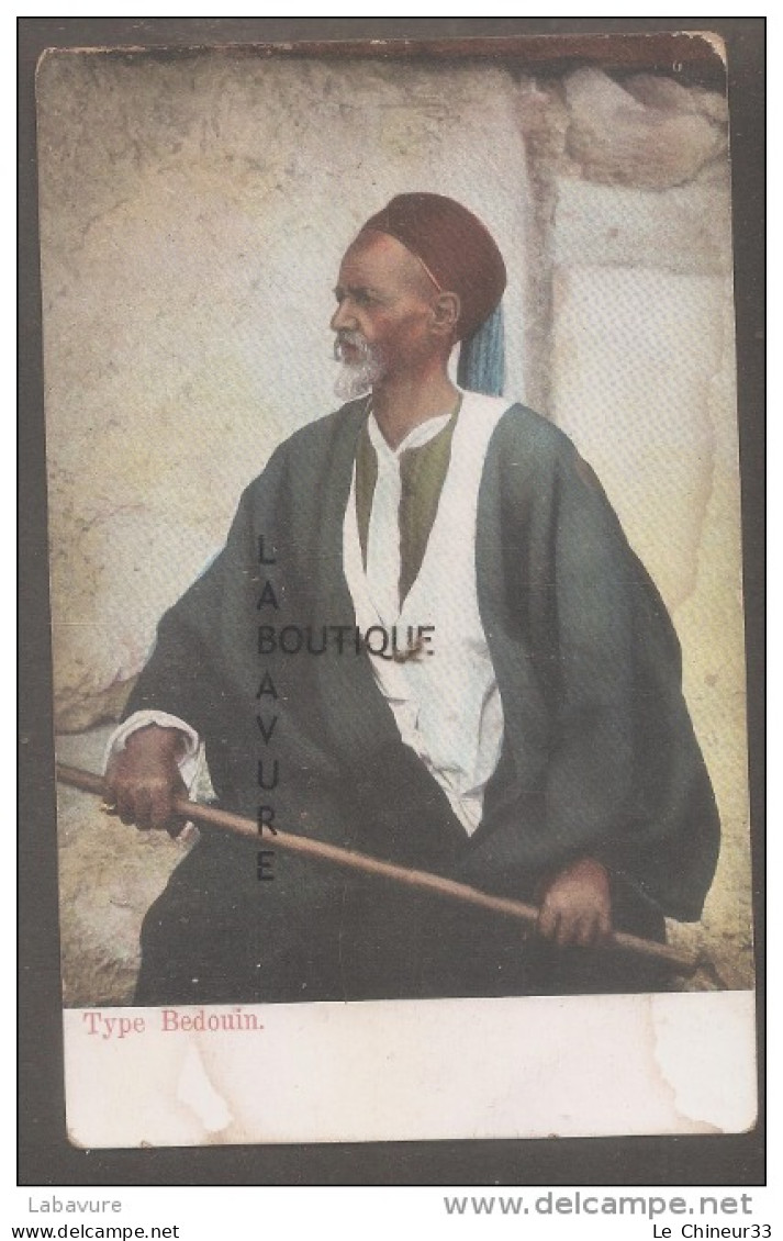 Afrique--EGYPTE-Type BEDOUIN--colorisée - Afrique