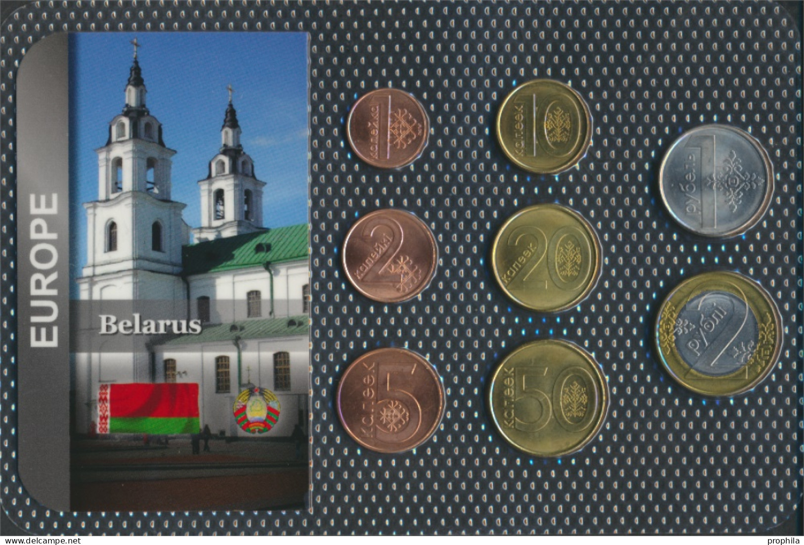 Weißrussland 2009 Stgl./unzirkuliert Kursmünzen 2009 1 Kopeks Bis 2 Rubles (10091176 - Wit-Rusland