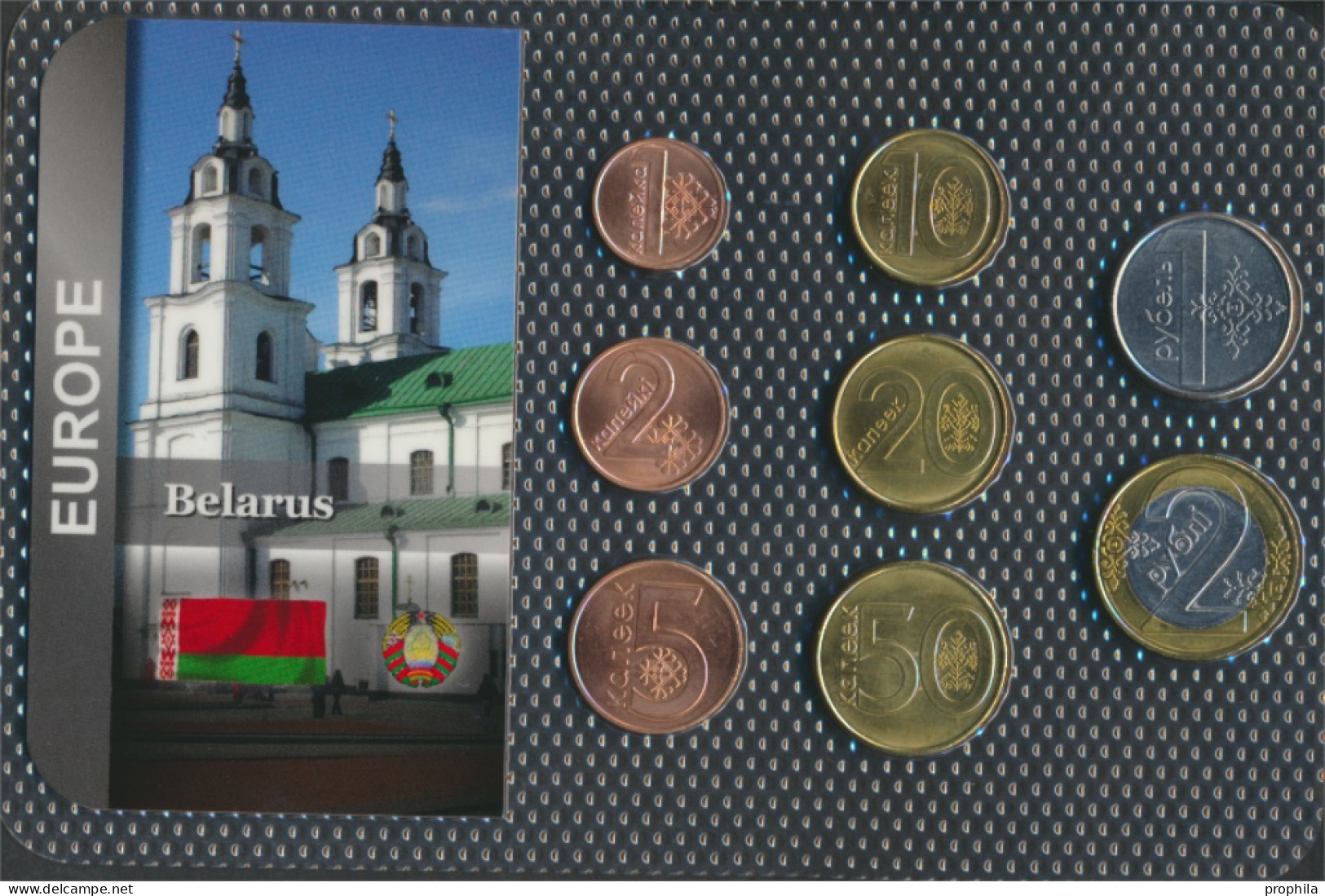 Weißrussland 2009 Stgl./unzirkuliert Kursmünzen 2009 1 Kopeks Bis 2 Rubles (10091184 - Belarus