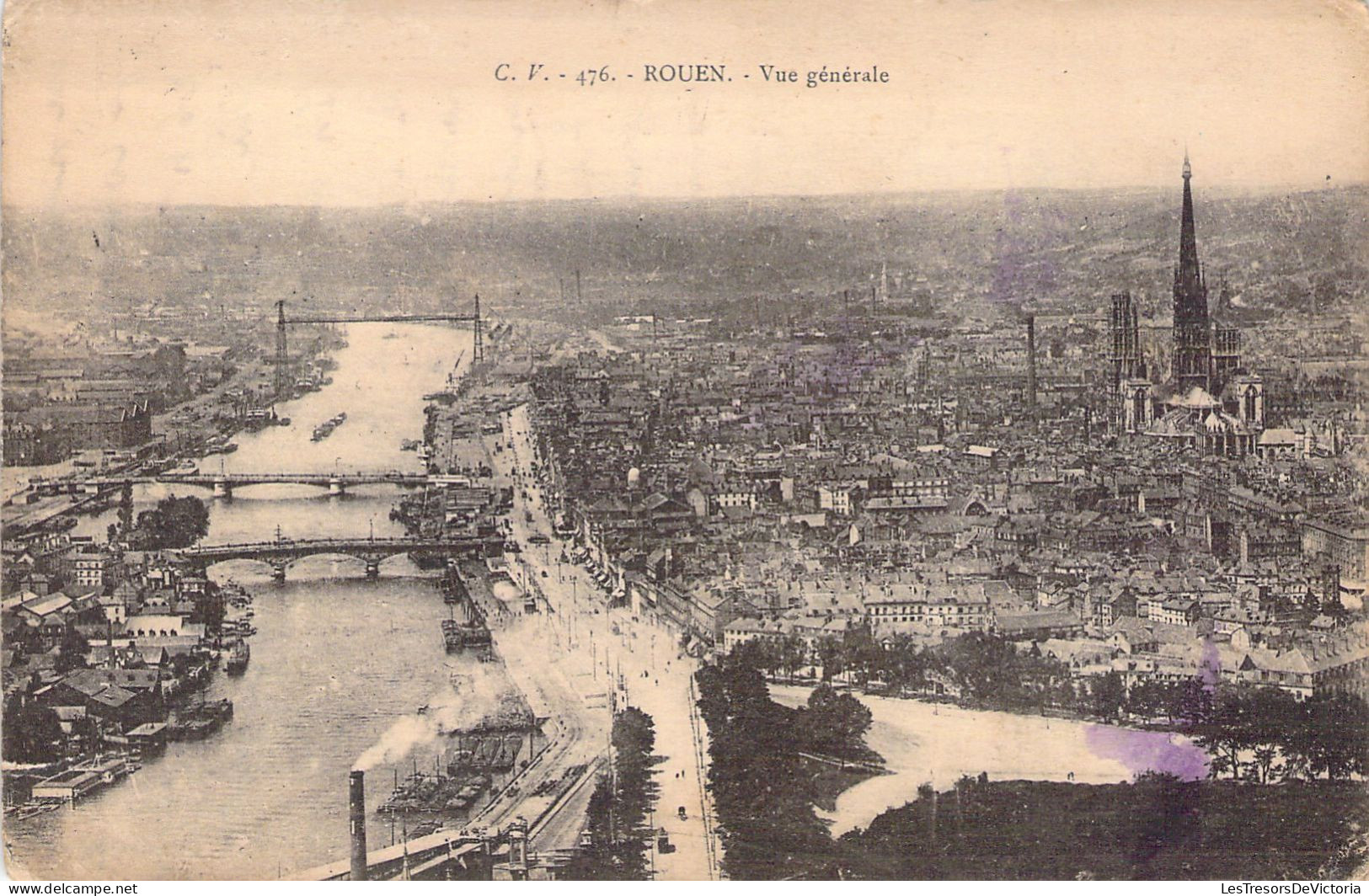 FRANCE - 76 - ROUEN - Vue Générale - Carte Postale Ancienne - Rouen