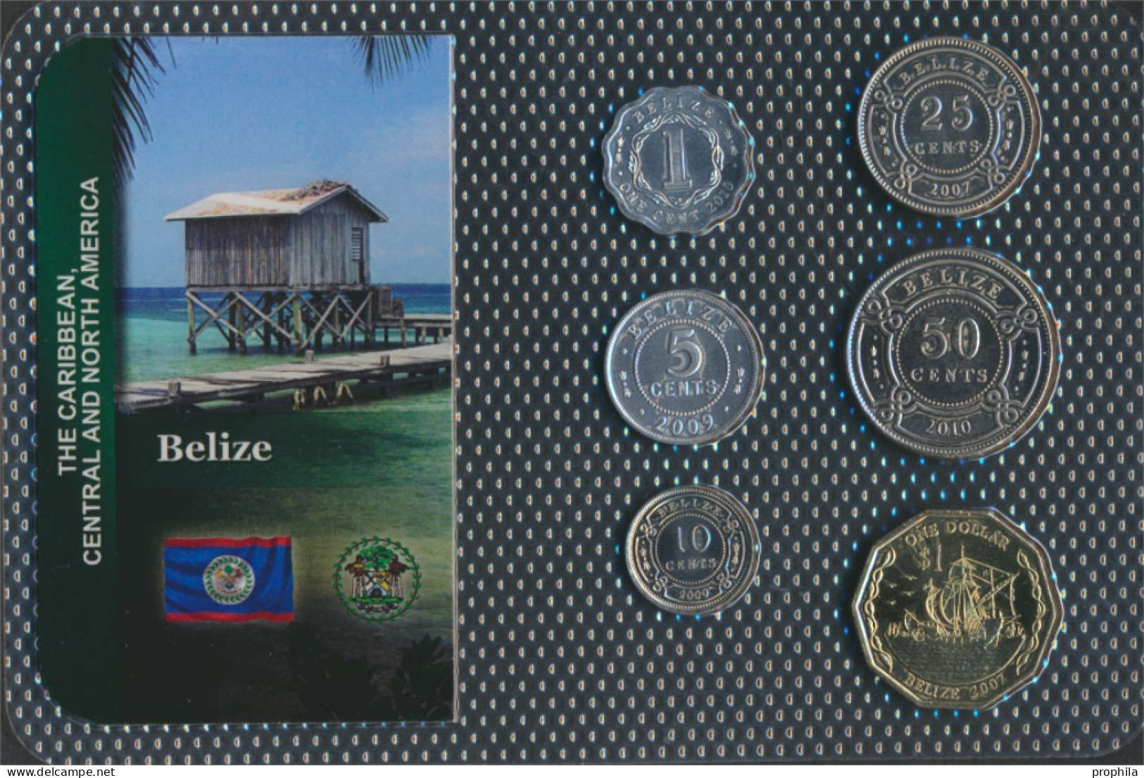 Belize Stgl./unzirkuliert Kursmünzen Stgl./unzirkuliert Ab 1974 1 Cent Bis 1 Dollar (10091166 - Belize