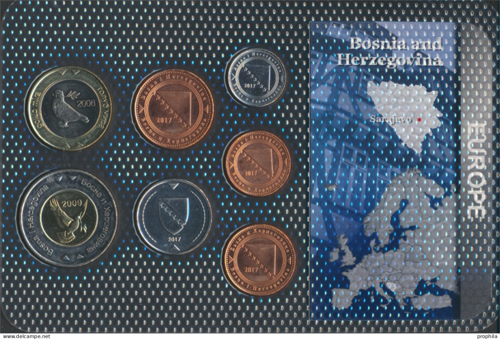 Bosnien-Herzegowina Stgl./unzirkuliert Kursmünzen Stgl./unzirkuliert Ab 1998 5 Feninga Bis 5 Konvertible Mark (10091143 - Bosnia Erzegovina
