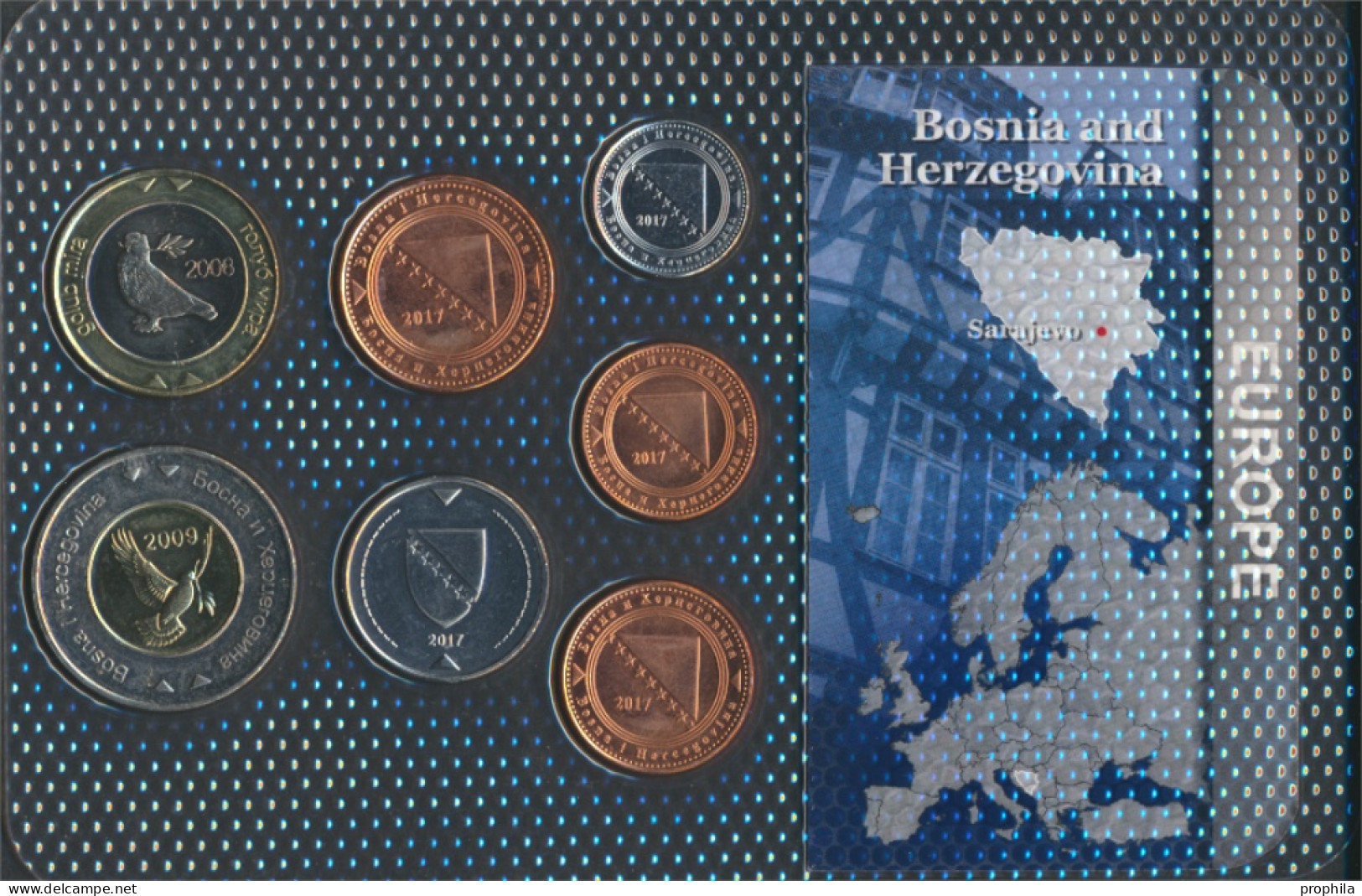 Bosnien-Herzegowina Stgl./unzirkuliert Kursmünzen Stgl./unzirkuliert Ab 1998 5 Feninga Bis 5 Konvertible Mark (10091144 - Bosnien-Herzegowina