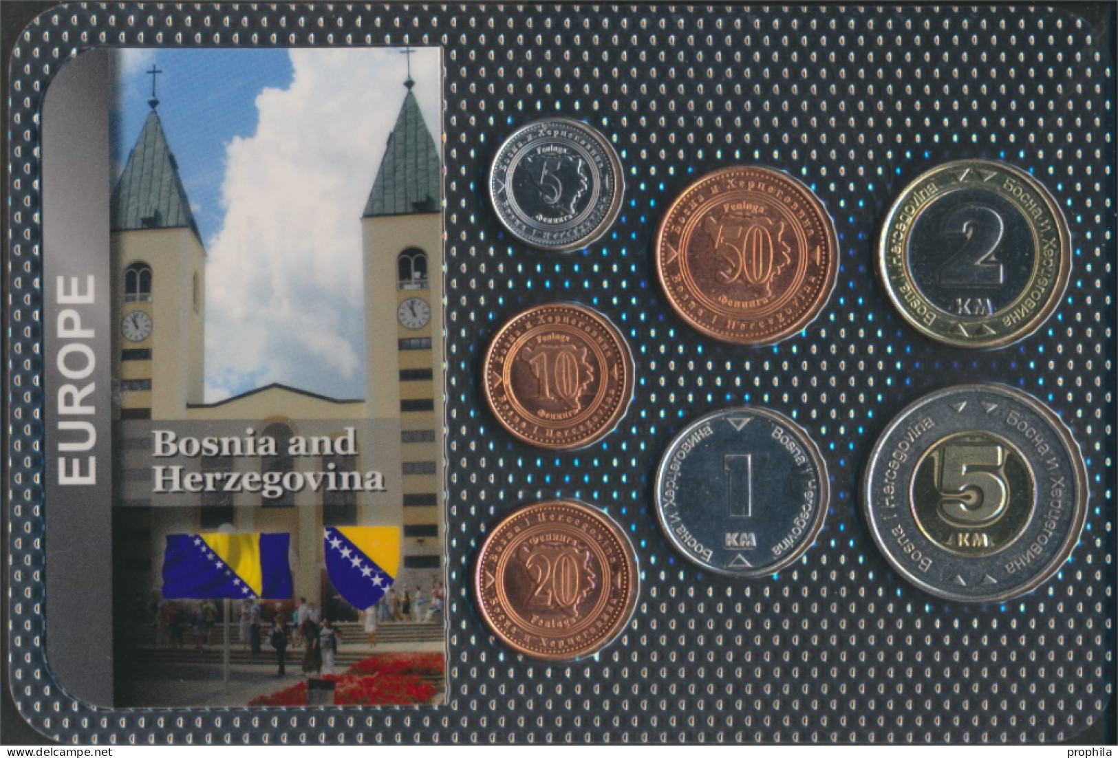 Bosnien-Herzegowina Stgl./unzirkuliert Kursmünzen Stgl./unzirkuliert Ab 1998 5 Feninga Bis 5 Konvertible Mark (10091147 - Bosnia Erzegovina