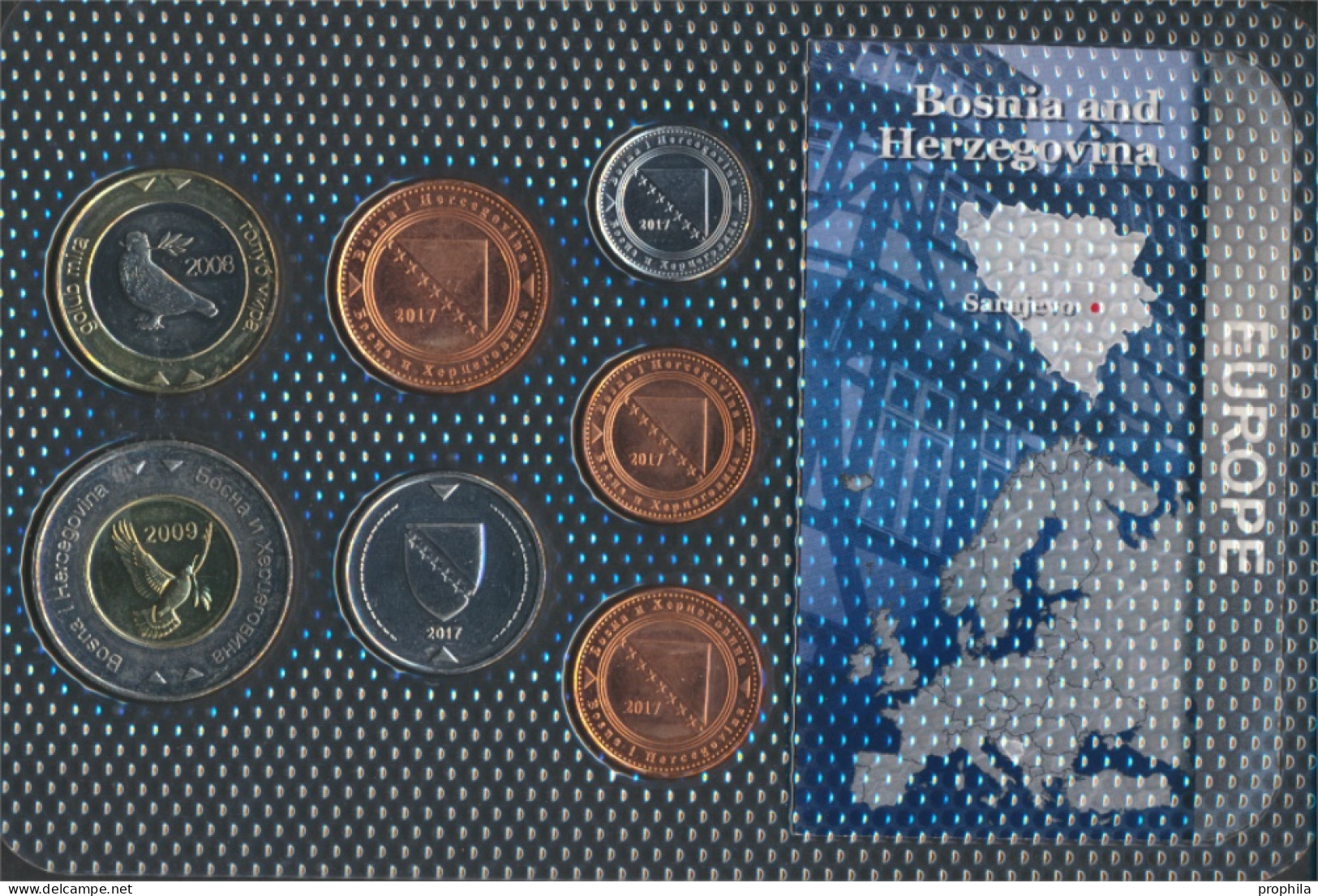 Bosnien-Herzegowina Stgl./unzirkuliert Kursmünzen Stgl./unzirkuliert Ab 1998 5 Feninga Bis 5 Konvertible Mark (10091147 - Bosnia Y Herzegovina