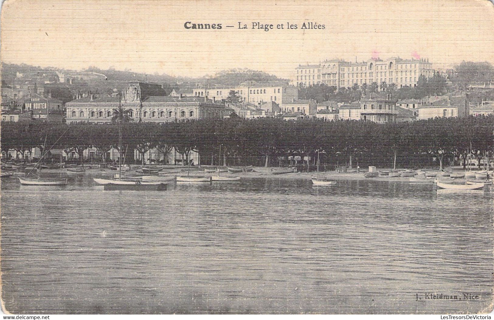 FRANCE - 06 - CANNES - La Plage Et Les Allées - Carte Postale Ancienne - Cannes