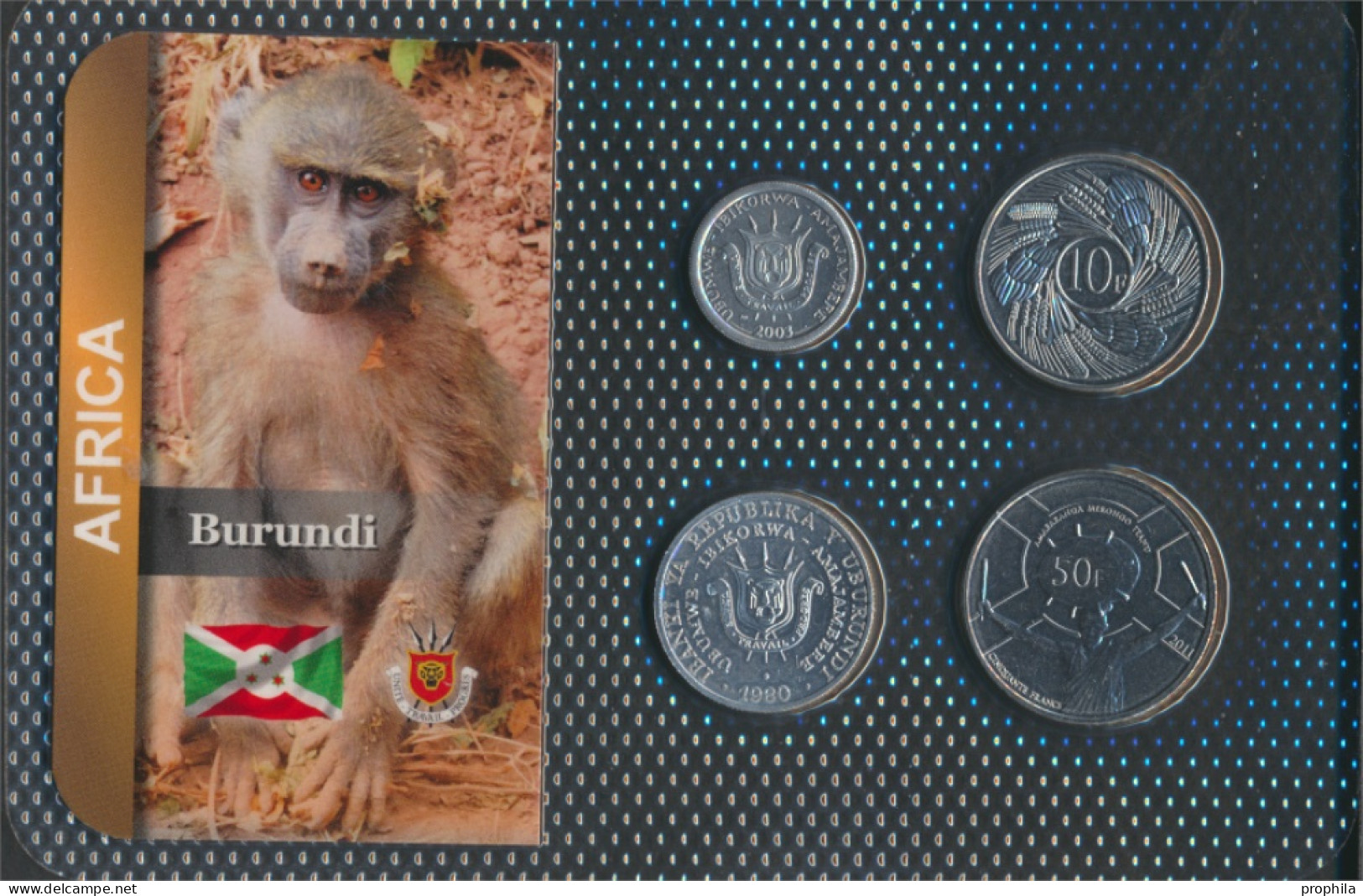 Burundi Stgl./unzirkuliert Kursmünzen Stgl./unzirkuliert Ab 1976 1 Franc Bis 50 Francs (10091260 - Burundi