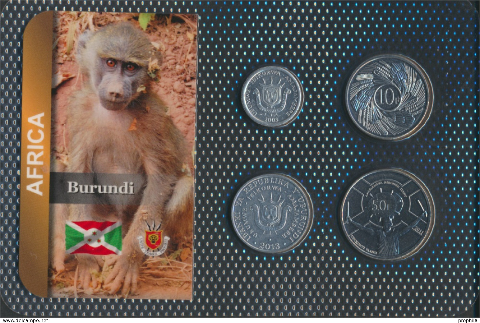 Burundi Stgl./unzirkuliert Kursmünzen Stgl./unzirkuliert Ab 1976 1 Franc Bis 50 Francs (10091261 - Burundi