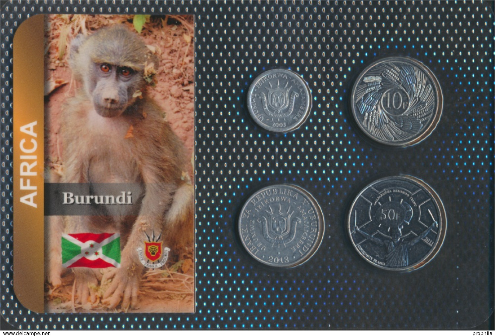 Burundi Stgl./unzirkuliert Kursmünzen Stgl./unzirkuliert Ab 1976 1 Franc Bis 50 Francs (10091262 - Burundi