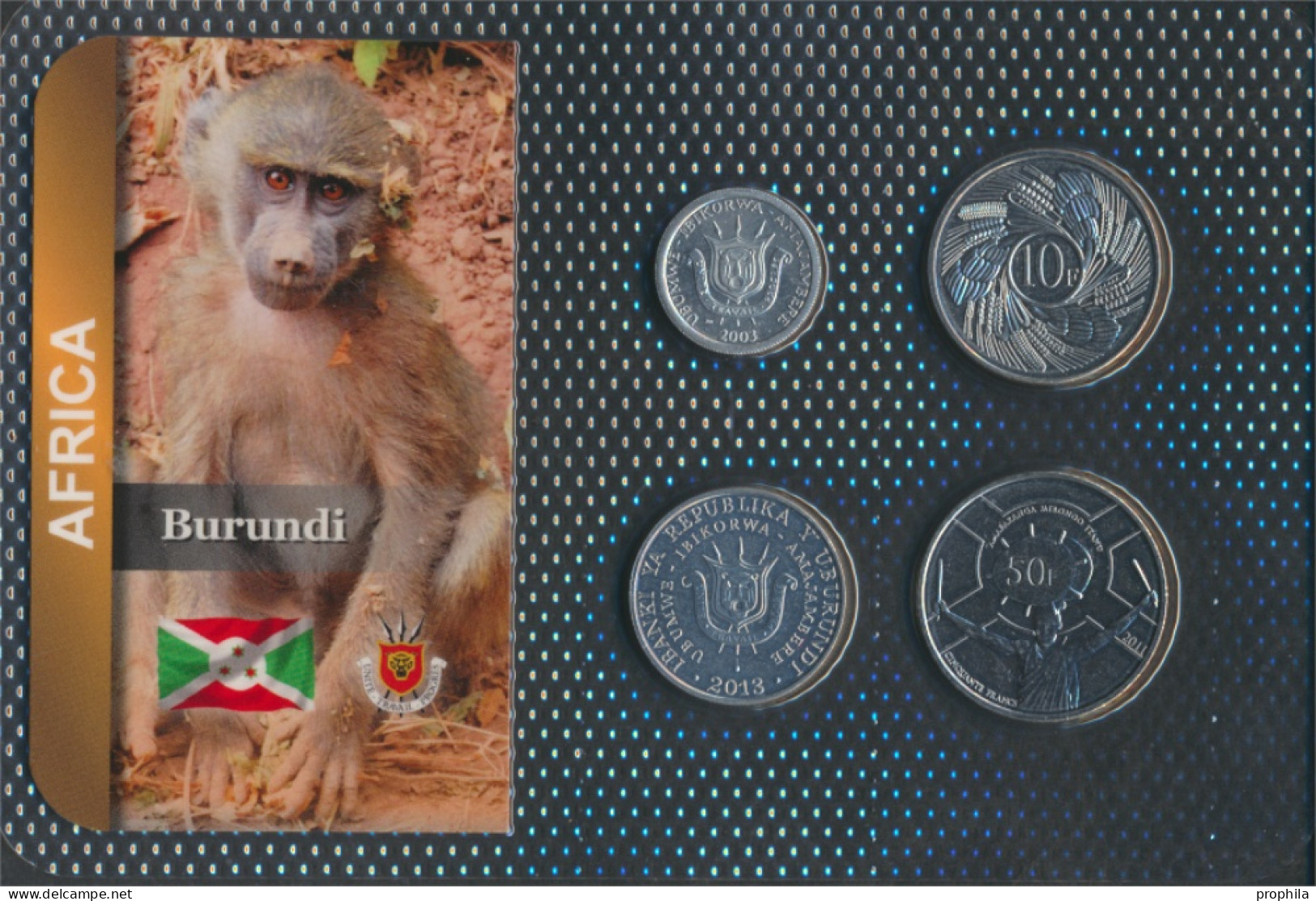 Burundi Stgl./unzirkuliert Kursmünzen Stgl./unzirkuliert Ab 1976 1 Franc Bis 50 Francs (10091263 - Burundi