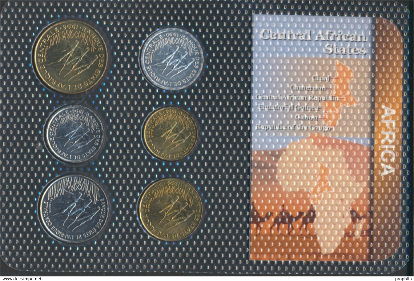 Zentralafrikanische Staaten Stgl./unzirkuliert Kursmünzen Stgl./unzirkuliert Ab 1973 1 Franc Bis 100 Francs (10091238 - Centraal-Afrikaanse Republiek