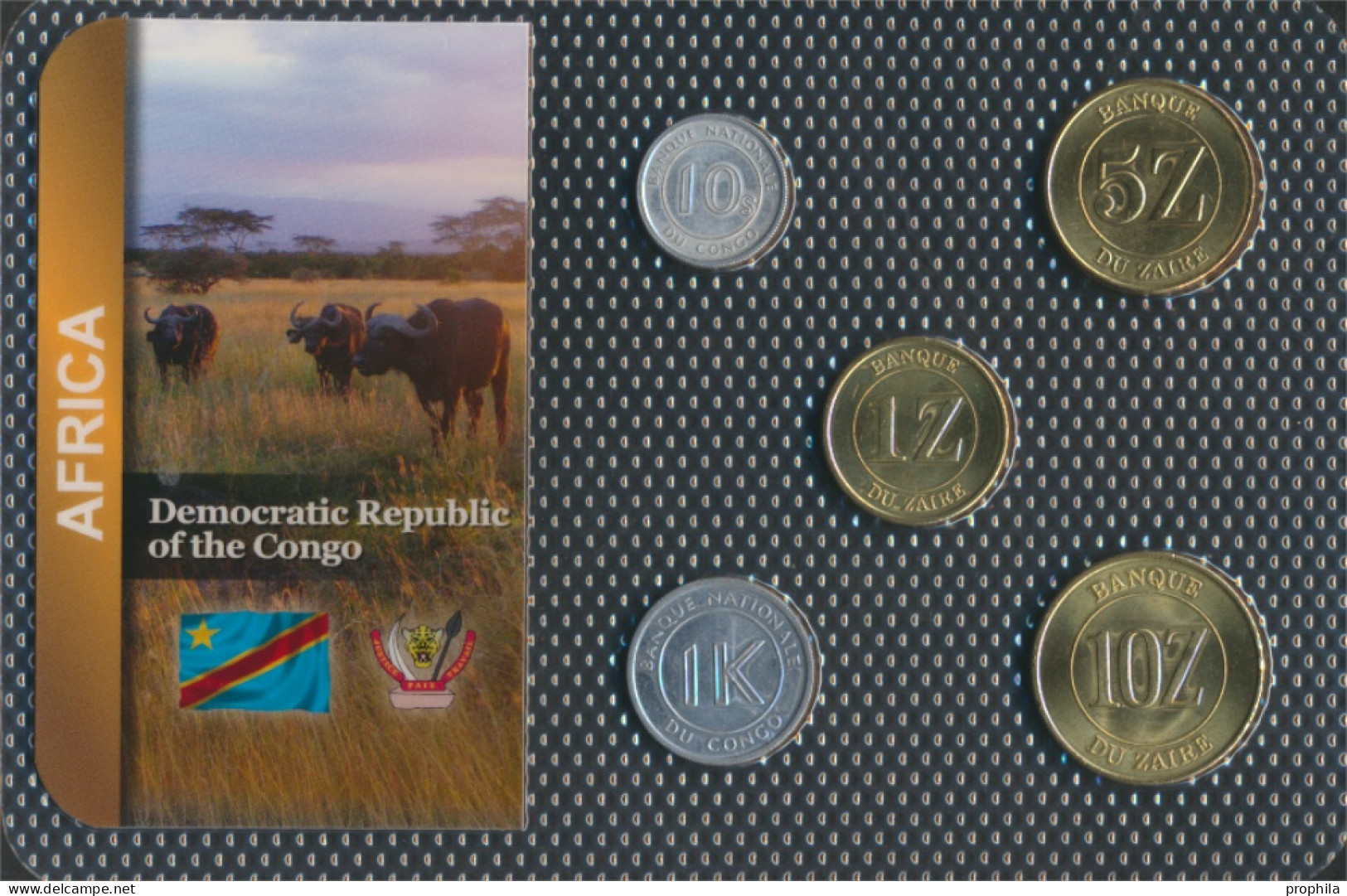 Kongo (Kinshasa) Stgl./unzirkuliert Kursmünzen Stgl./unzirkuliert Ab 1967 10 Sengi Bis 10 Zaires (10091388 - Congo (Democratic Republic 1964-70)