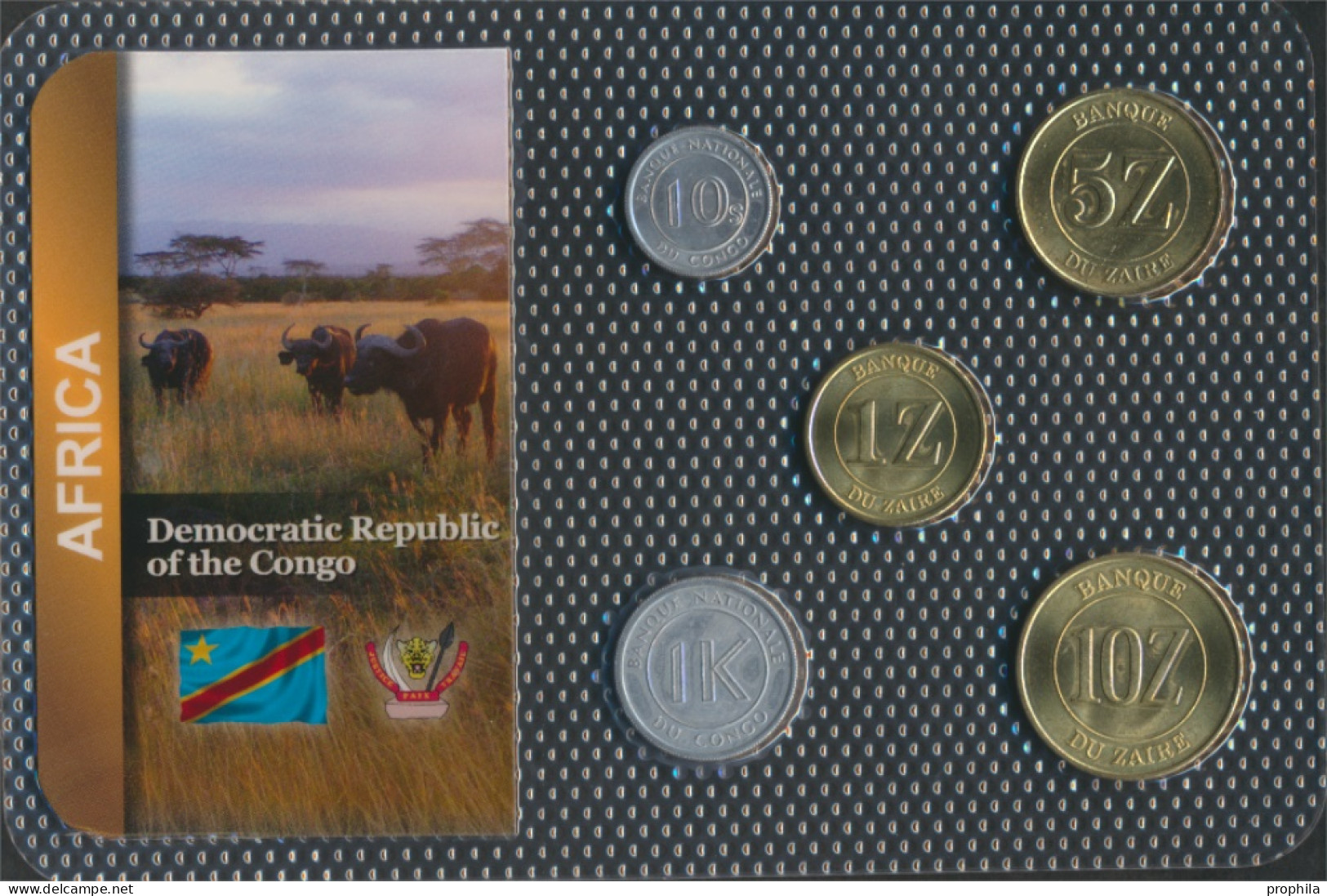 Kongo (Kinshasa) Stgl./unzirkuliert Kursmünzen Stgl./unzirkuliert Ab 1967 10 Sengi Bis 10 Zaires (10091391 - Congo (Repubblica Democratica 1964-70)