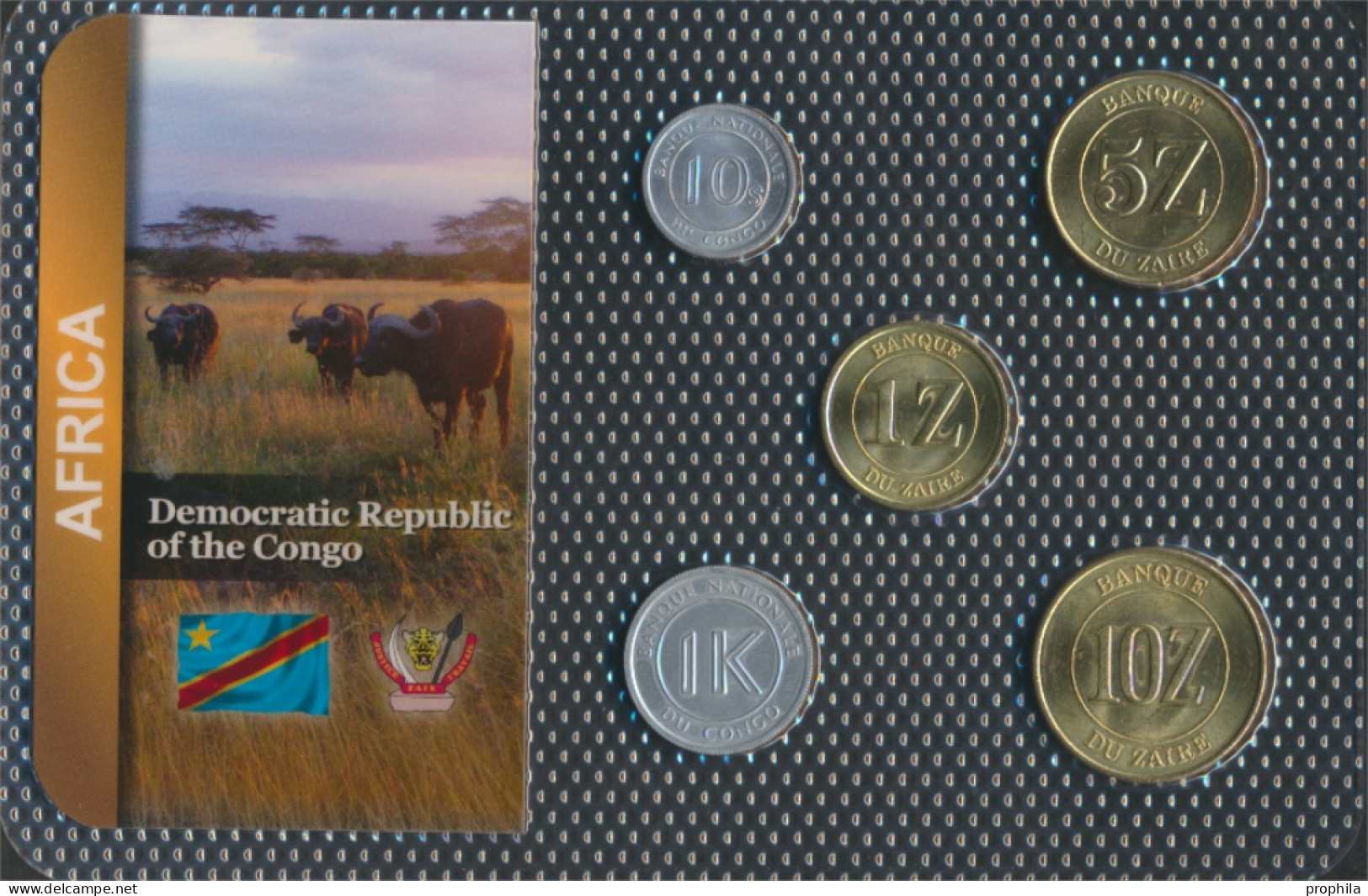 Kongo (Kinshasa) Stgl./unzirkuliert Kursmünzen Stgl./unzirkuliert Ab 1967 10 Sengi Bis 10 Zaires (10091392 - Congo (República Democrática 1964-70)