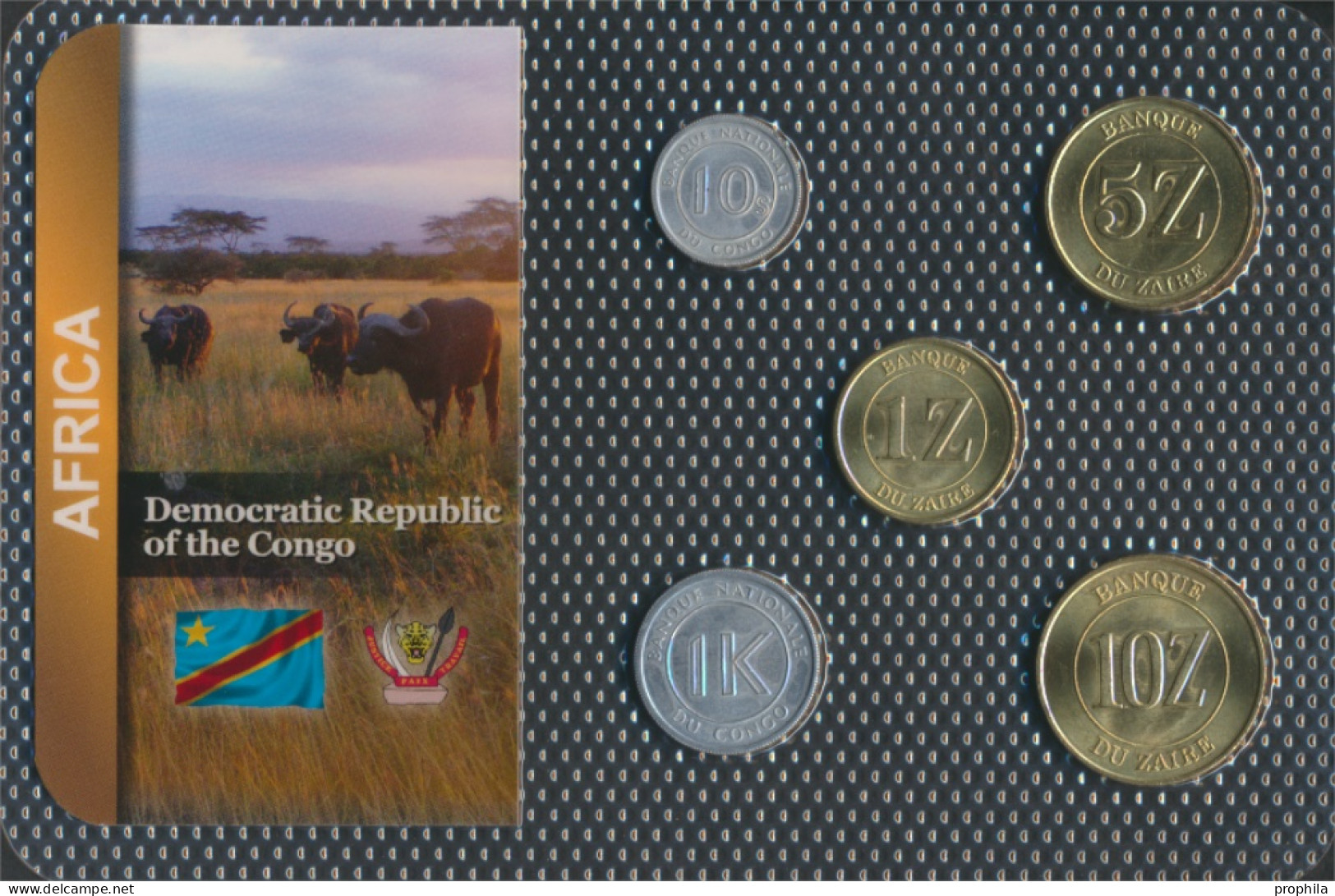 Kongo (Kinshasa) Stgl./unzirkuliert Kursmünzen Stgl./unzirkuliert Ab 1967 10 Sengi Bis 10 Zaires (10091393 - Congo (Democratic Republic 1964-70)