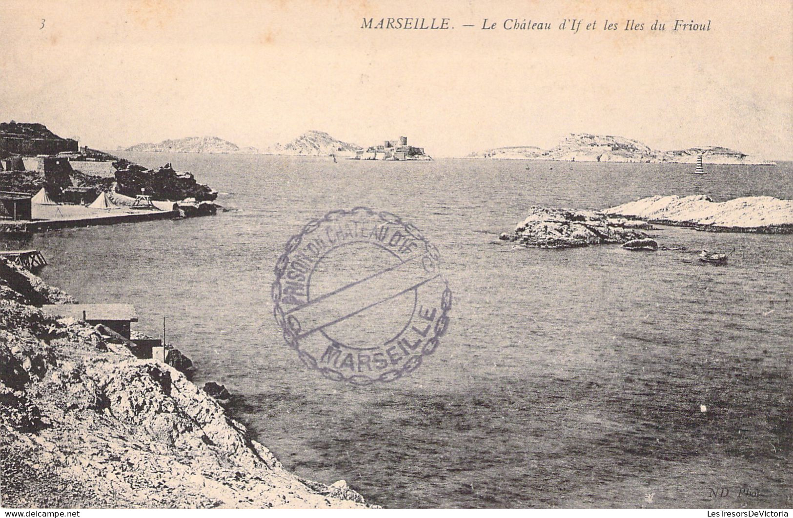 FRANCE - 13 - MARSEILLE - Le Château D'If Et Les Iles Du Frioul - Carte Postale Ancienne - Ohne Zuordnung