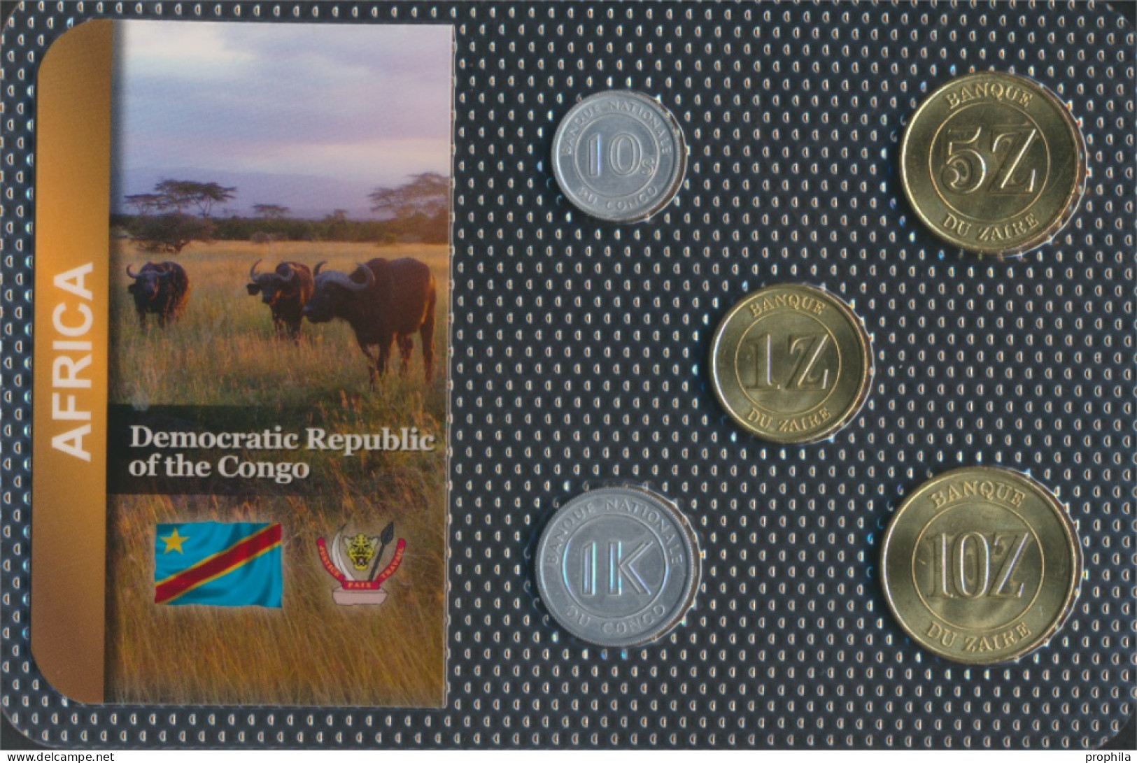 Kongo (Kinshasa) Stgl./unzirkuliert Kursmünzen Stgl./unzirkuliert Ab 1967 10 Sengi Bis 10 Zaires (10091394 - Congo (República Democrática 1964-70)