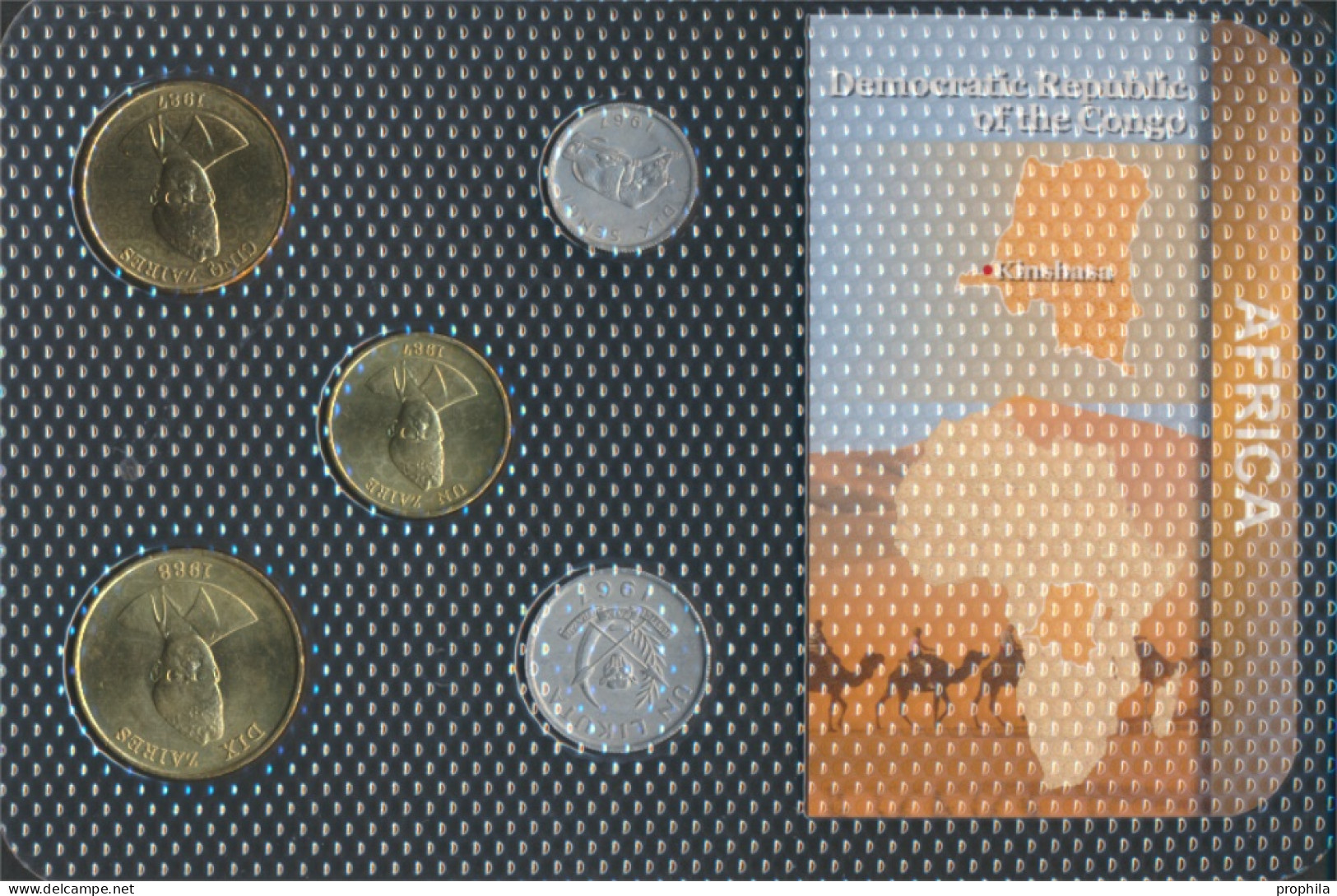 Kongo (Kinshasa) Stgl./unzirkuliert Kursmünzen Stgl./unzirkuliert Ab 1967 10 Sengi Bis 10 Zaires (10091395 - Congo (Democratic Republic 1964-70)