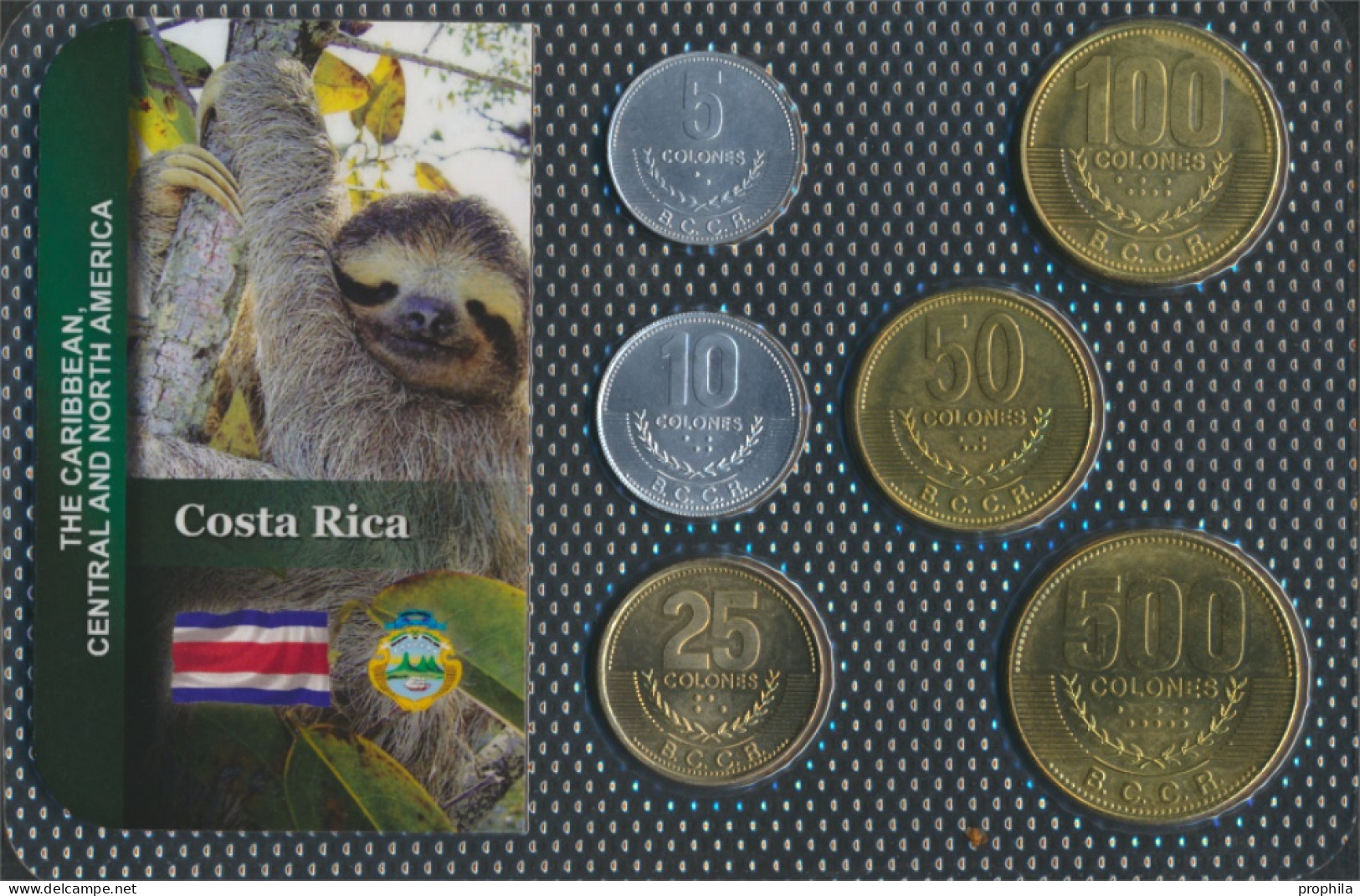 Costa Rica Stgl./unzirkuliert Kursmünzen Stgl./unzirkuliert Ab 2001 5 Colones Bis 500 Colones (10091376 - Costa Rica