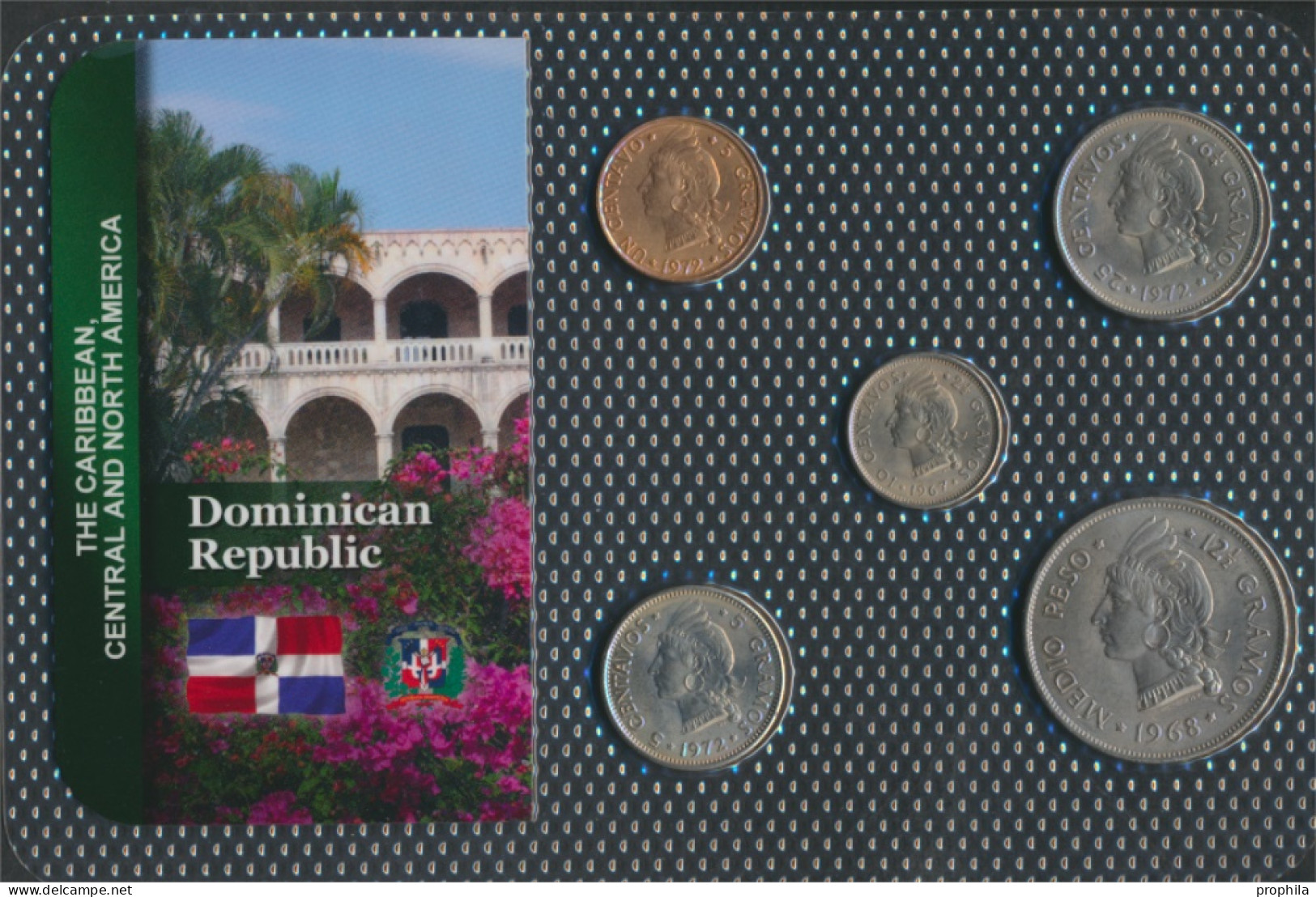 Dominikanische Republik Stgl./unzirkuliert Kursmünzen Stgl./unzirkuliert Ab 1937 1 Centavo Bis 1/2 Peso (10091368 - Dominicaine