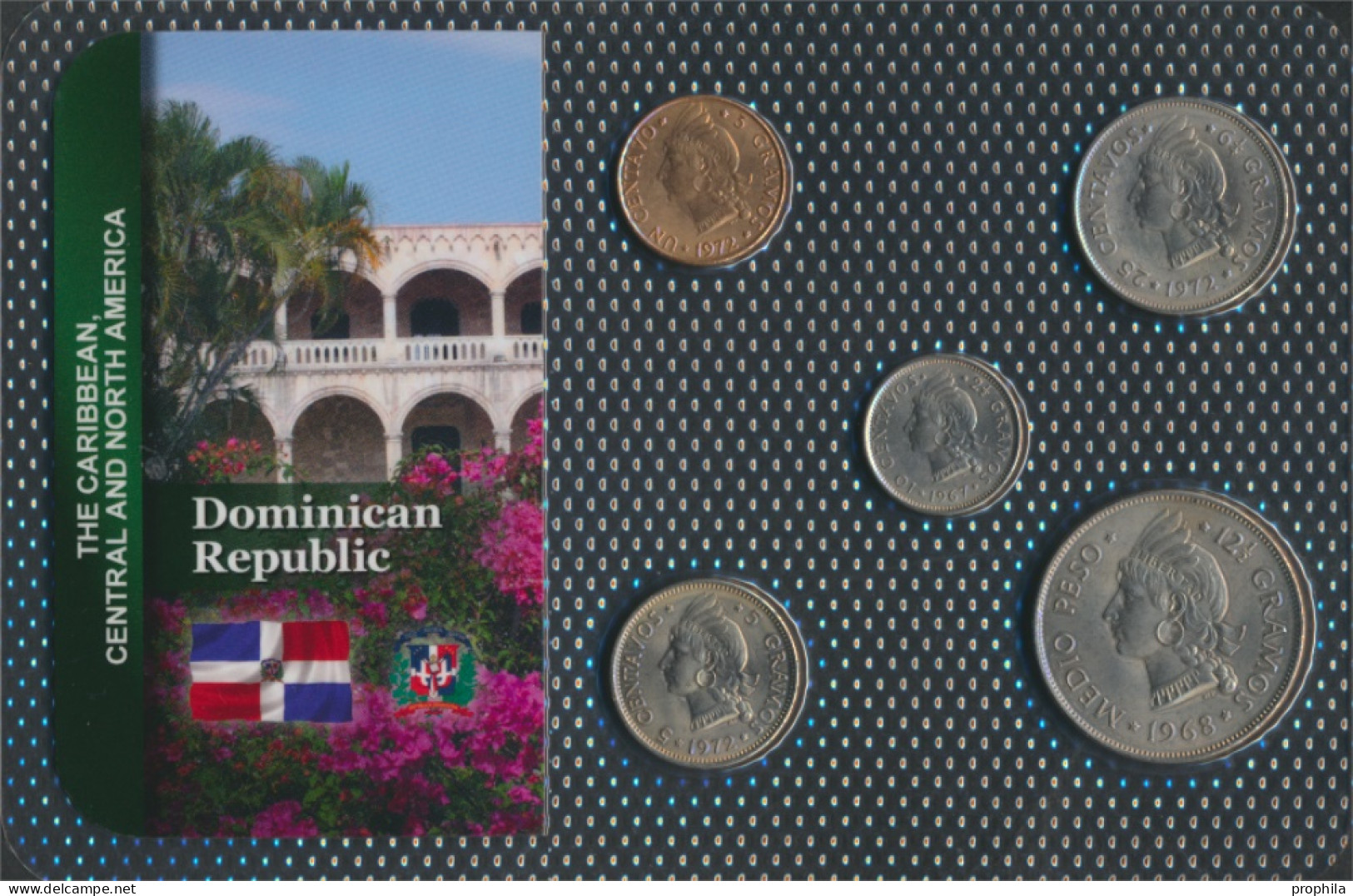 Dominikanische Republik Stgl./unzirkuliert Kursmünzen Stgl./unzirkuliert Ab 1937 1 Centavo Bis 1/2 Peso (10091370 - Dominicaine