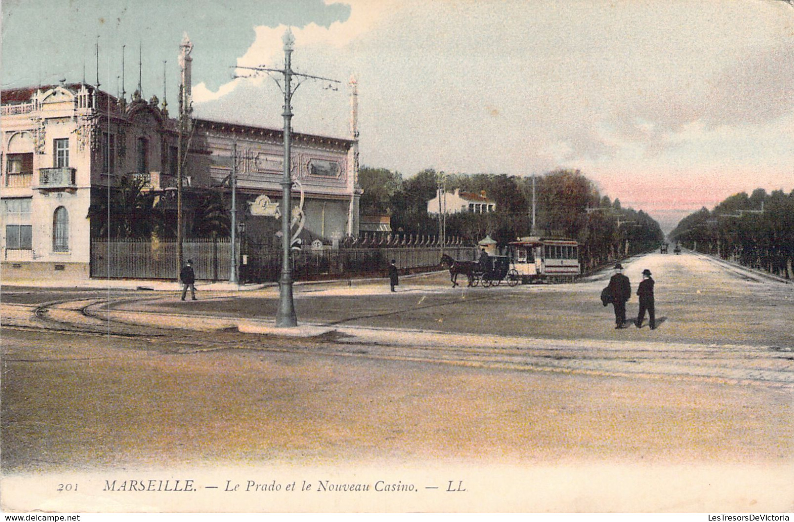 FRANCE - 13 - MARSEILLE - Le Prado Et Le Nouveau Casino - Carte Postale Ancienne - Ohne Zuordnung