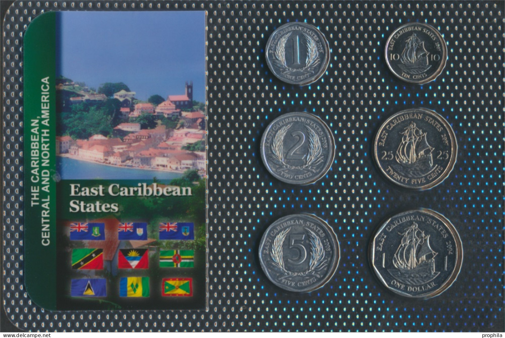 Vereinte Karibische Staaten Stgl./unzirkuliert Kursmünzen Stgl./unzirkuliert Ab 2002 1 Cent Bis 1 Dollar (10091358 - Non Classés