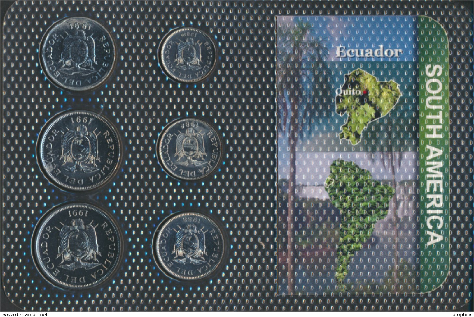 Ecuador Stgl./unzirkuliert Kursmünzen Stgl./unzirkuliert Ab 1988 50 Centavos Bis 50 Sucres (10091348 - Ecuador