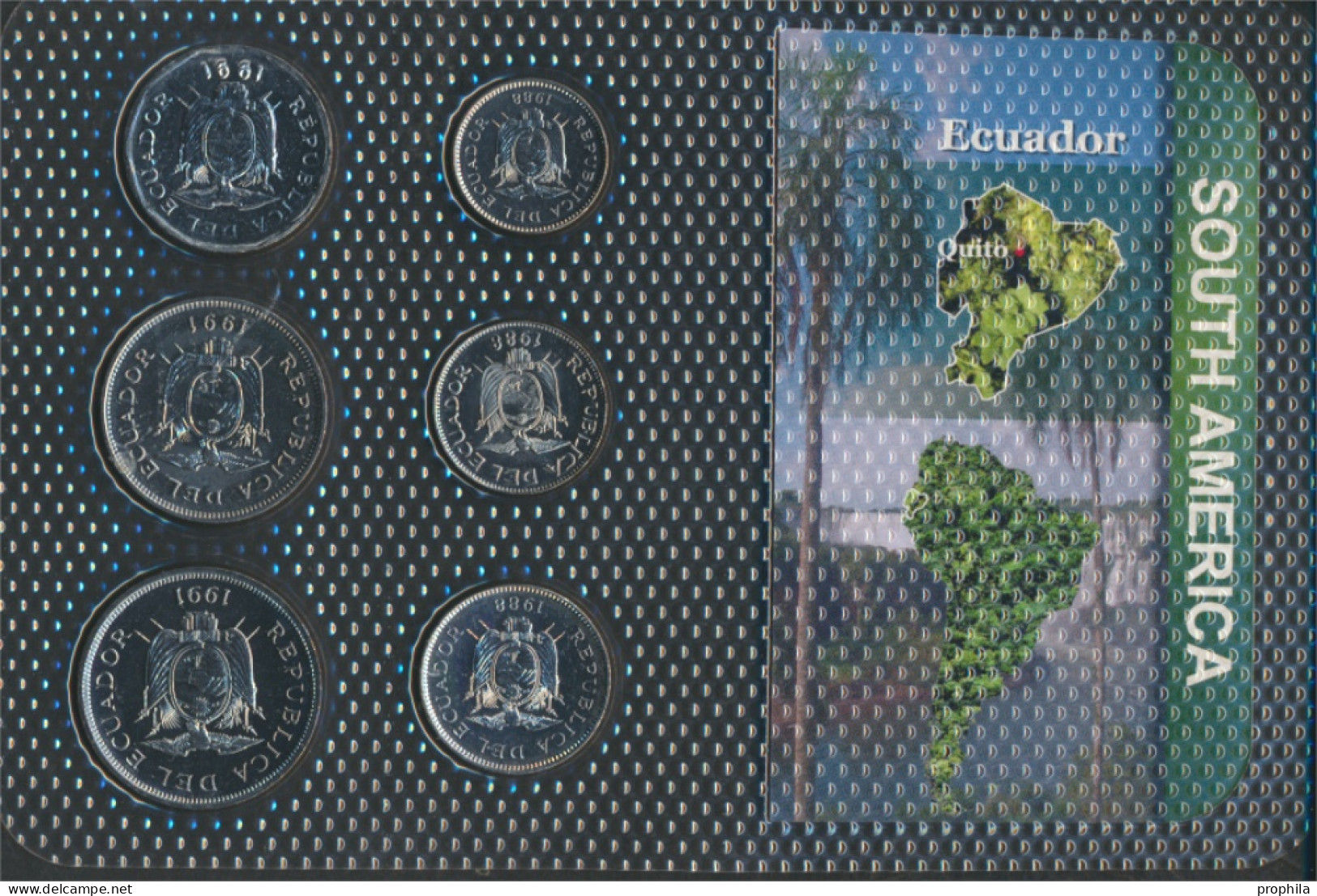 Ecuador Stgl./unzirkuliert Kursmünzen Stgl./unzirkuliert Ab 1988 50 Centavos Bis 50 Sucres (10091354 - Equateur