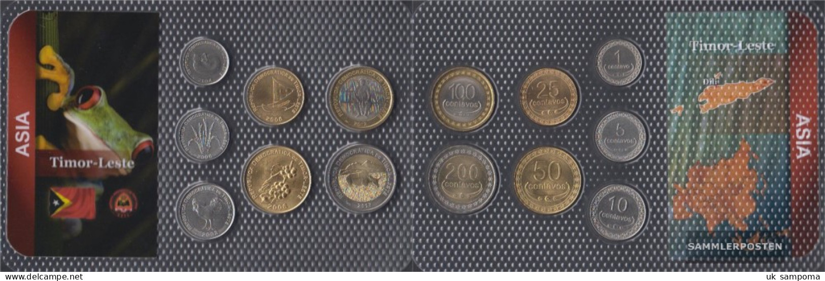 Timor Stgl./unzirkuliert Kursmünzen Stgl./unzirkuliert From 2003 1 Centavo Until 200 Centavos - Timor