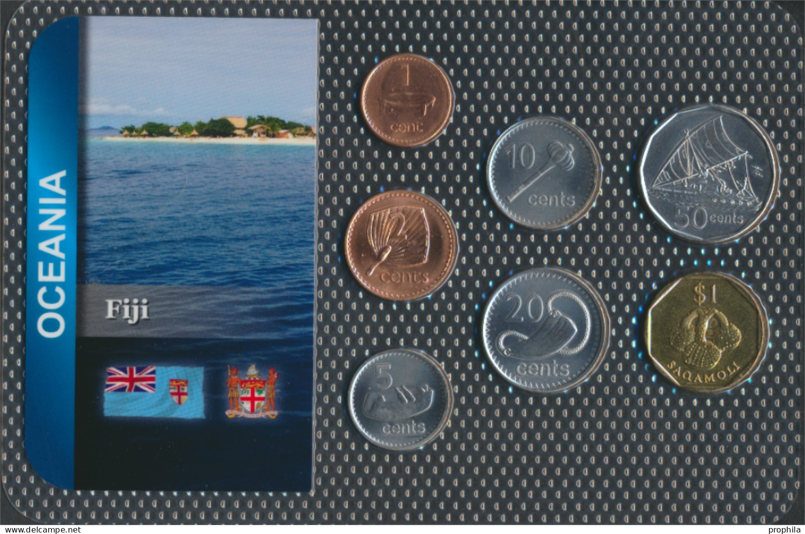 Fidschi-Inseln Stgl./unzirkuliert Kursmünzen Stgl./unzirkuliert Ab 1990 1 Cent Bis 1 Dollar (10091503 - Fidschi