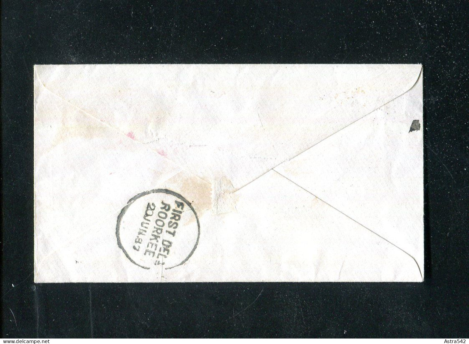 "INDIEN" 1887, Ganzsachenumschlag Gestempelt (13261) - Enveloppes