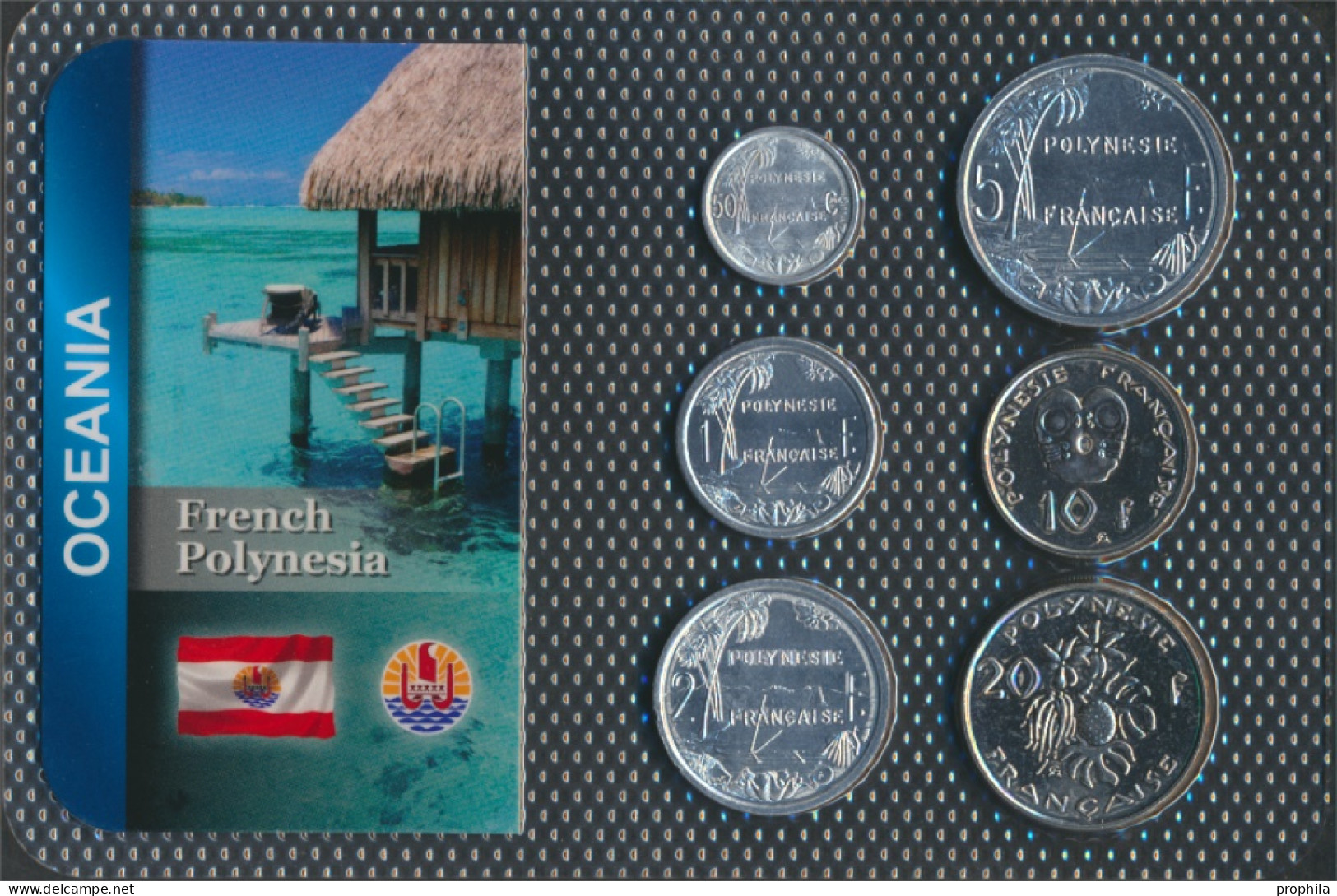 Französisch Polynesien Stgl./unzirkuliert Kursmünzen Stgl./unzirkuliert Ab 1965 50 Centimes Bis 20 Francs (10091467 - Frans-Polynesië