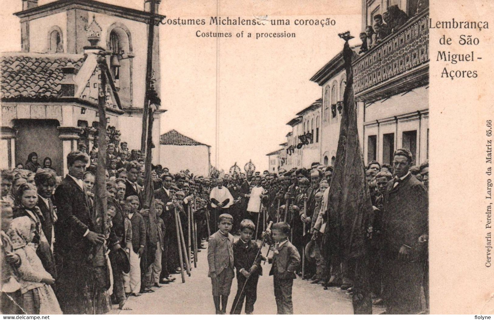 Lembrança De Sao Miguel - Costumes Michalenses Uma Coroaçao - Procession - Açores - Portugal - Açores