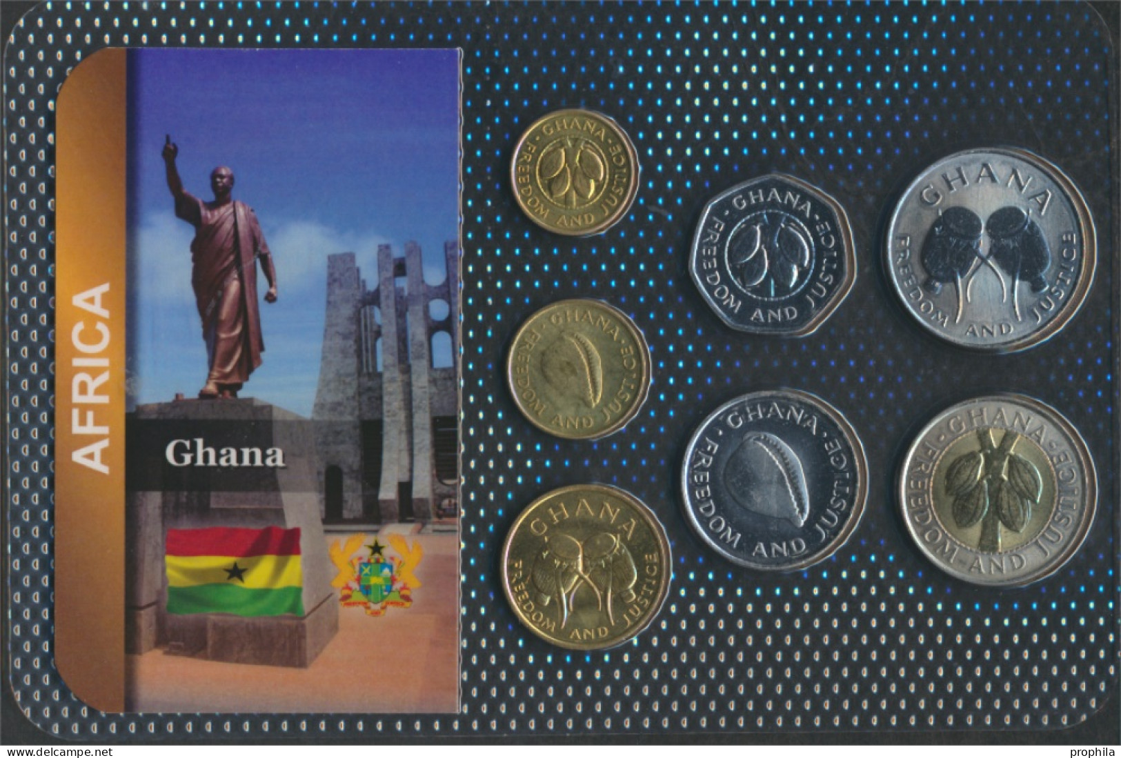 Ghana Stgl./unzirkuliert Kursmünzen Stgl./unzirkuliert Ab 1984 50 Pesewas Bis 100 Cedis (10091452 - Ghana