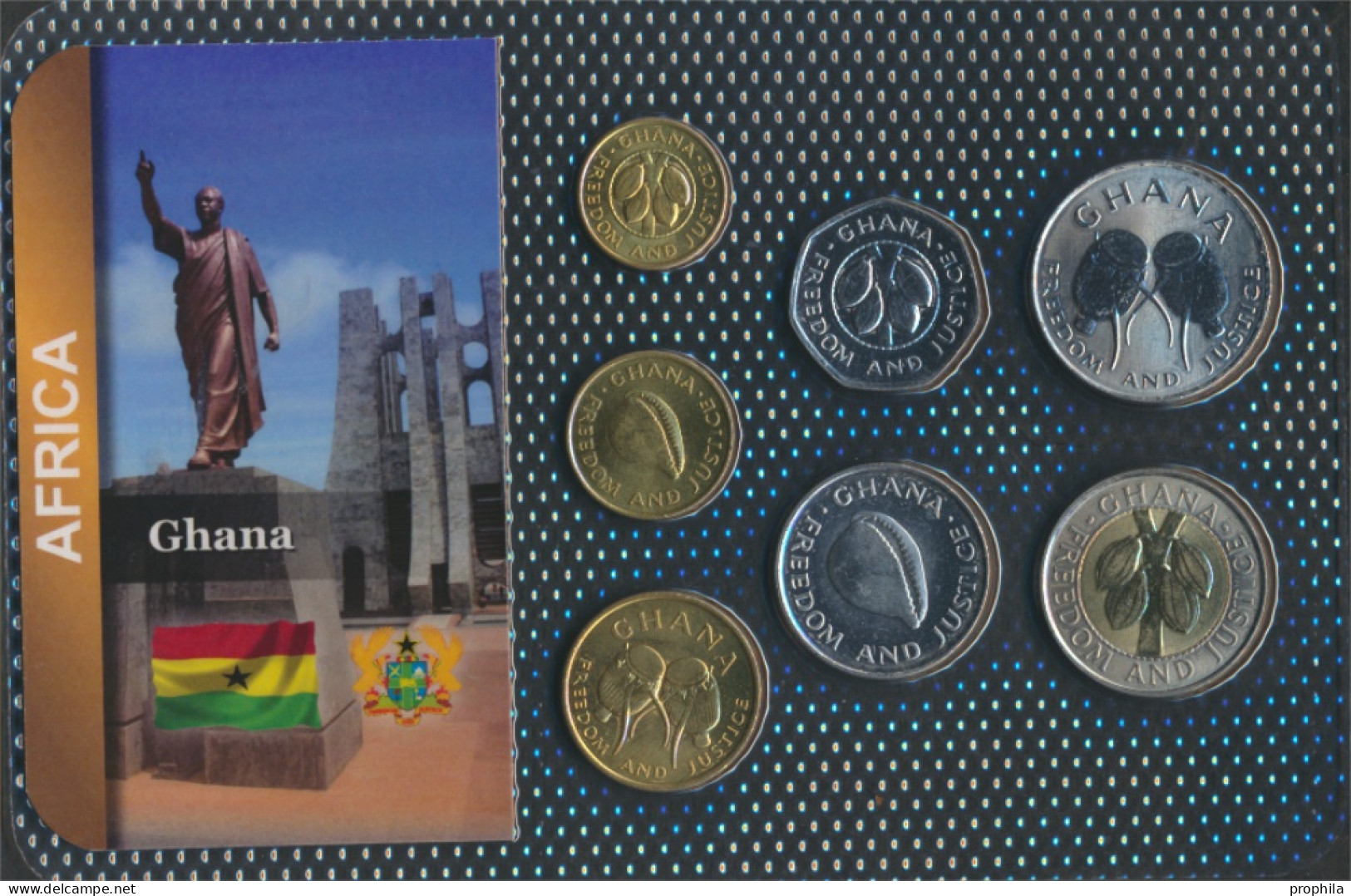 Ghana Stgl./unzirkuliert Kursmünzen Stgl./unzirkuliert Ab 1984 50 Pesewas Bis 100 Cedis (10091456 - Ghana