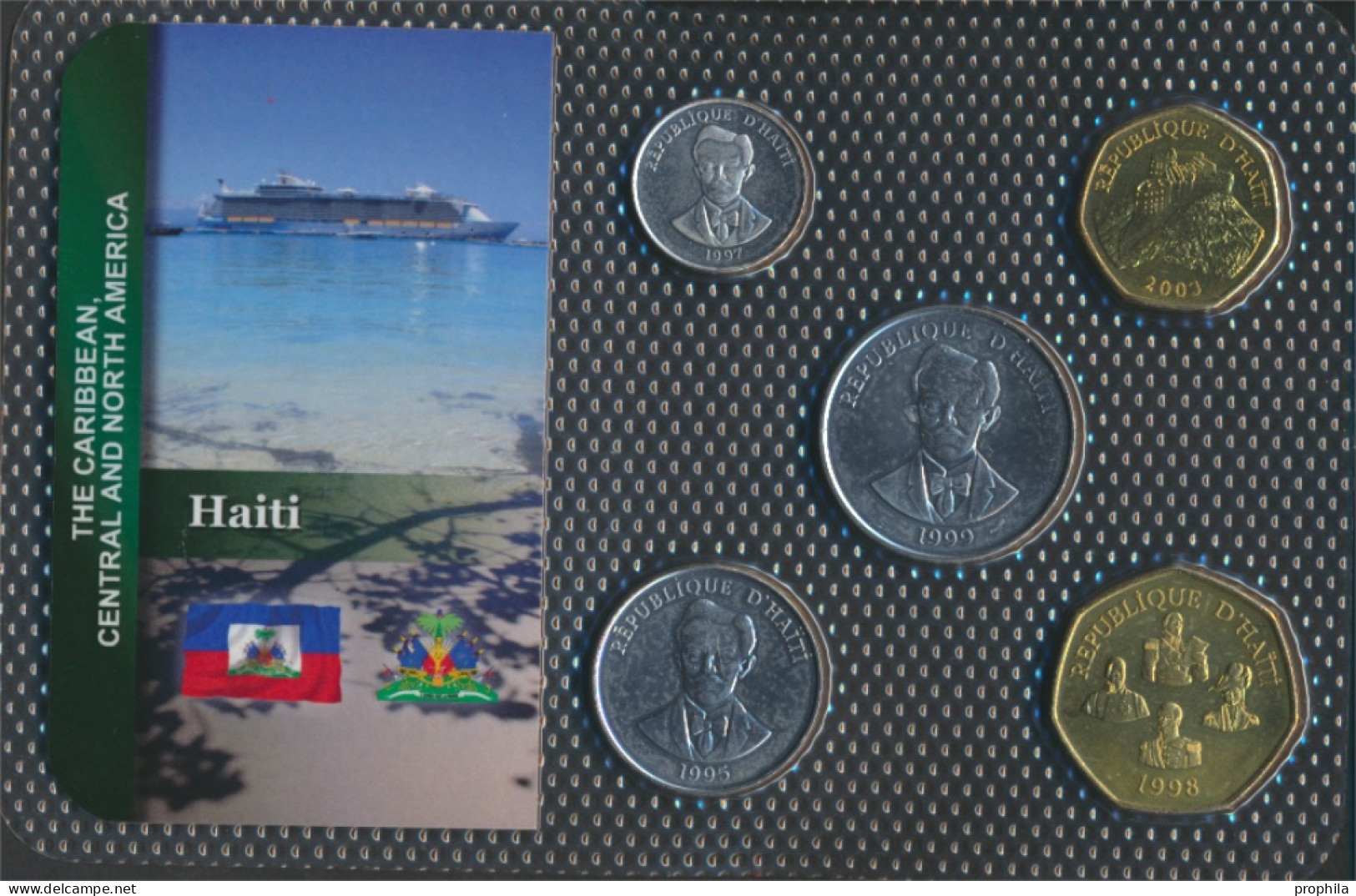 Haiti Stgl./unzirkuliert Kursmünzen Stgl./unzirkuliert Ab 1986 5 Cents Bis 5 Gourdes (10091610 - Haití