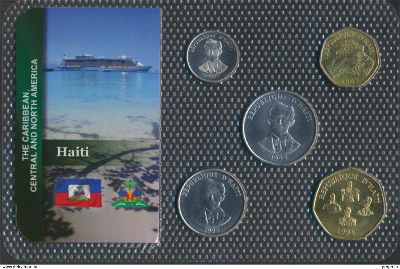 Haiti Stgl./unzirkuliert Kursmünzen Stgl./unzirkuliert Ab 1986 5 Cents Bis 5 Gourdes (10091612 - Haití