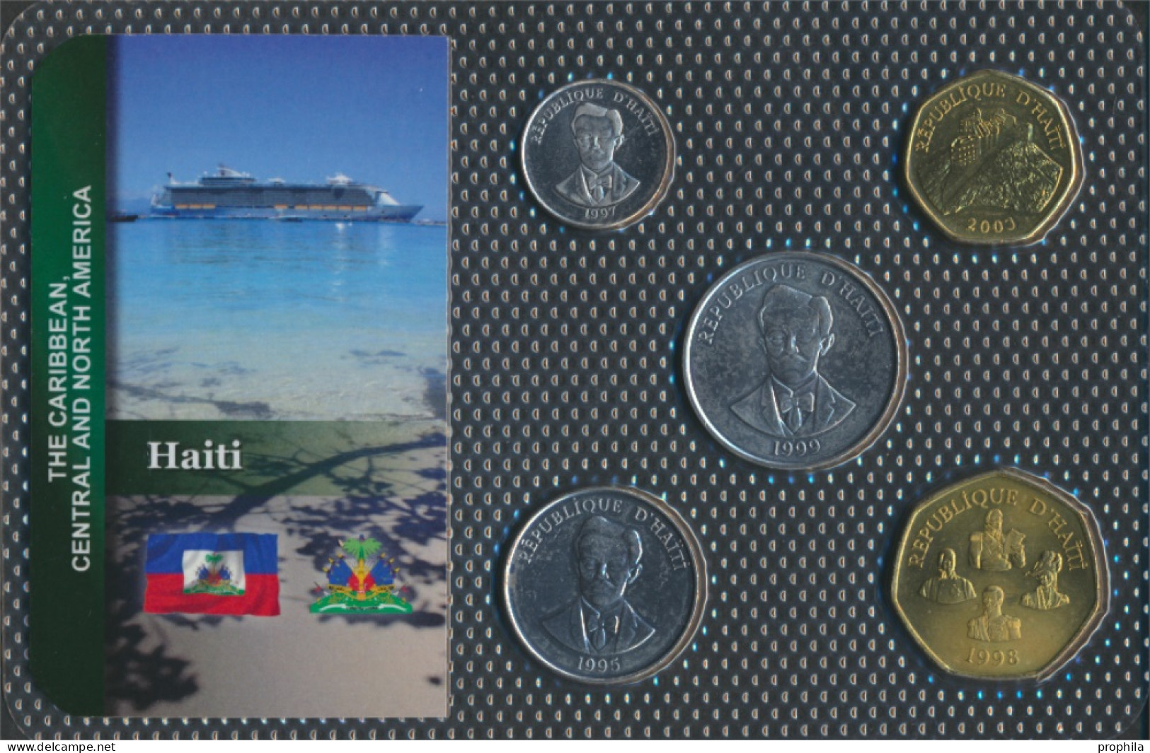 Haiti Stgl./unzirkuliert Kursmünzen Stgl./unzirkuliert Ab 1986 5 Cents Bis 5 Gourdes (10091613 - Haiti