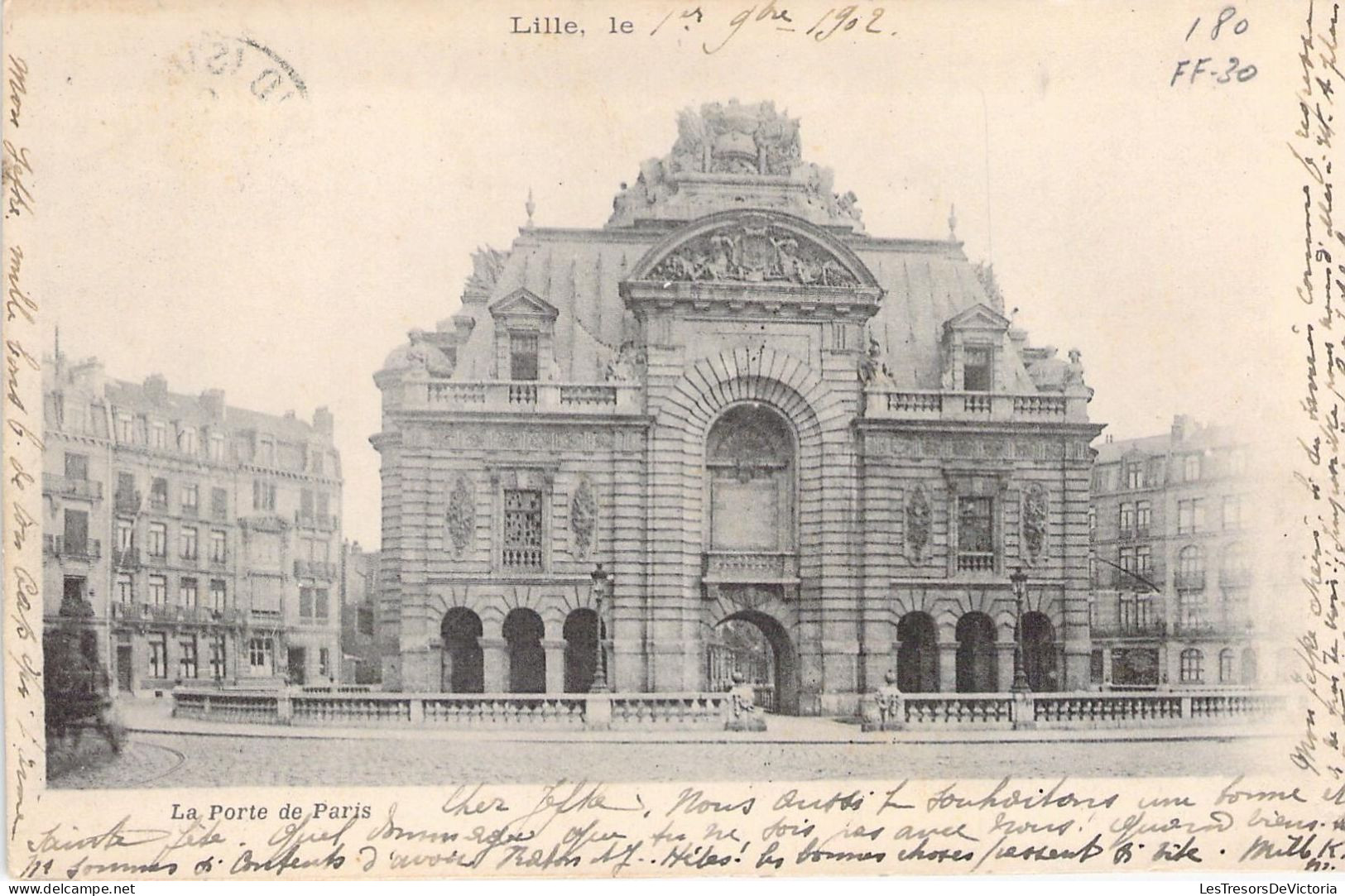 FRANCE - 59 - LILLE - La Porte De Paris - Carte Postale Ancienne - Lille