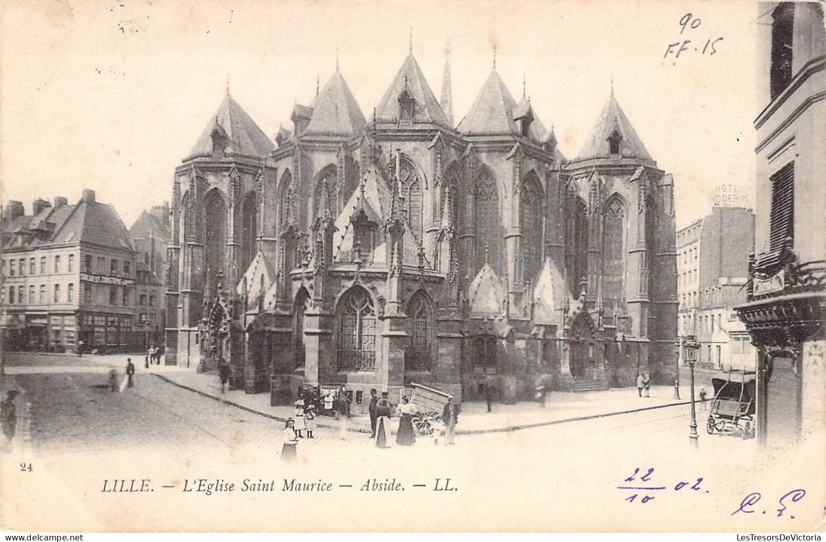 FRANCE - 59 - LILLE - L'église St Maurice - Abside - LL - Carte Postale Ancienne - Lille