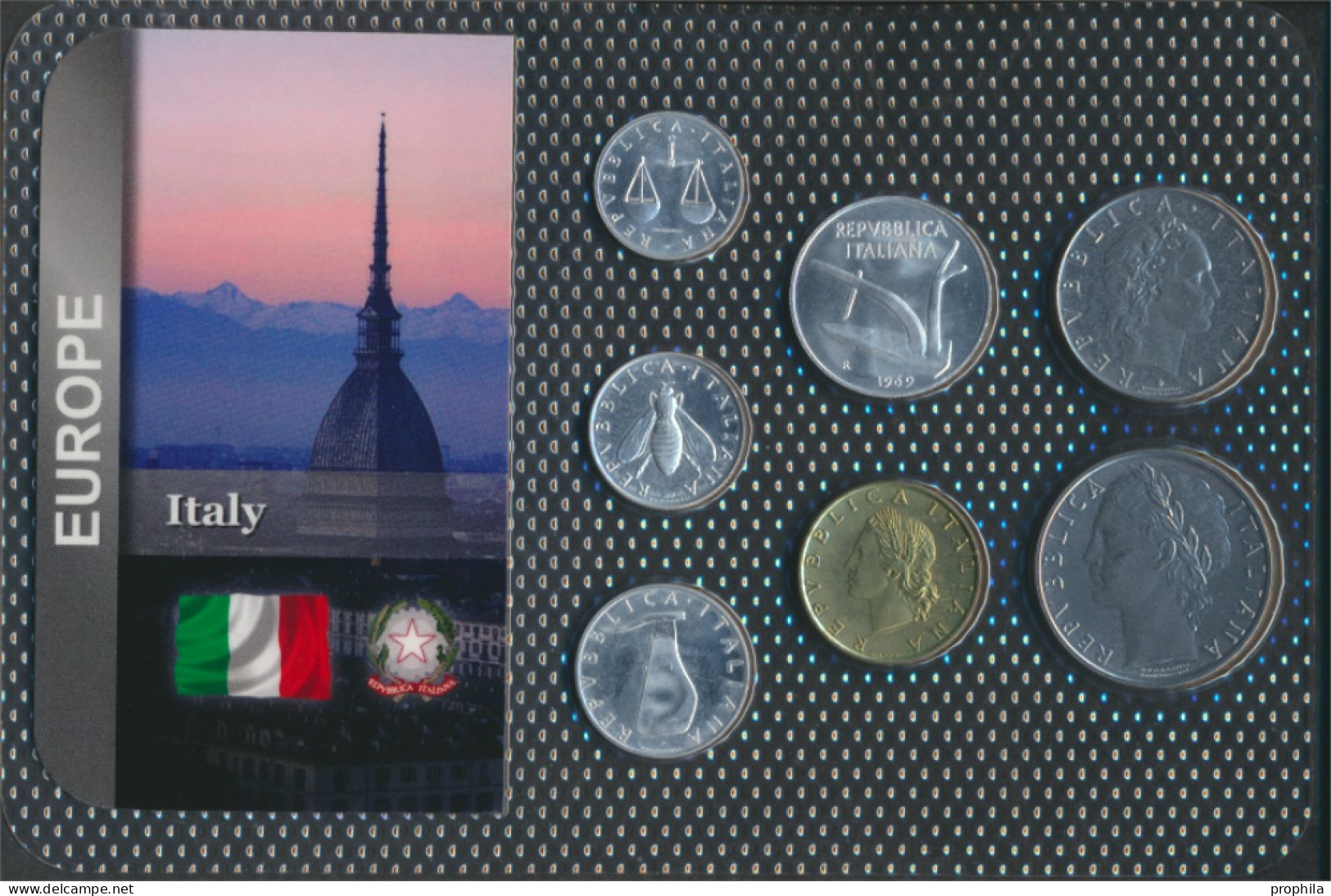 Italien Stgl./unzirkuliert Kursmünzen Stgl./unzirkuliert Ab 1969 1 Lire Bis 100 Lire (10091546 - Otros & Sin Clasificación