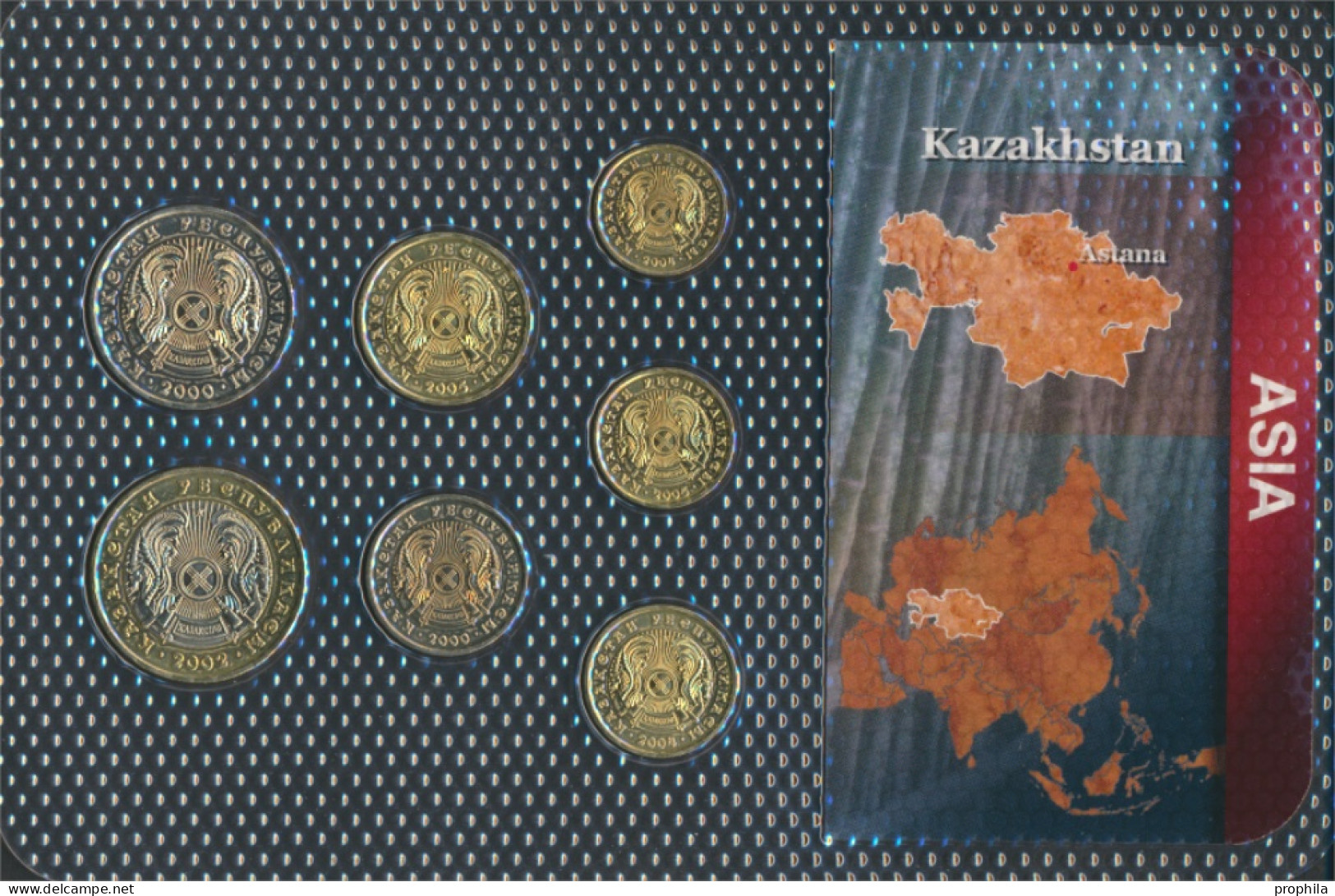 Kasachstan Stgl./unzirkuliert Kursmünzen Stgl./unzirkuliert Ab 1997 1 Tenge Bis 100 Tenge (10091739 - Kazakhstan