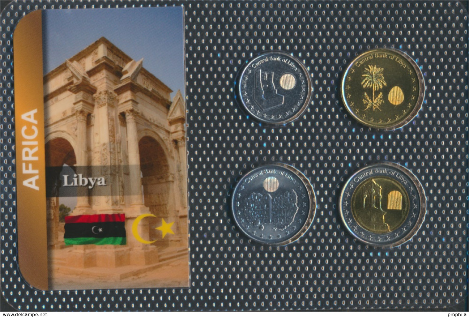 Libyen 2014 Stgl./unzirkuliert Kursmünzen 2014 50 Dirhams Bis 1/2 Dinar (10091735 - Libya