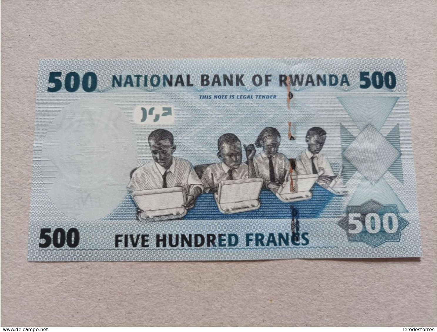 Billete De Rwanda De 500 Francos, Año 2013, UNC - Rwanda