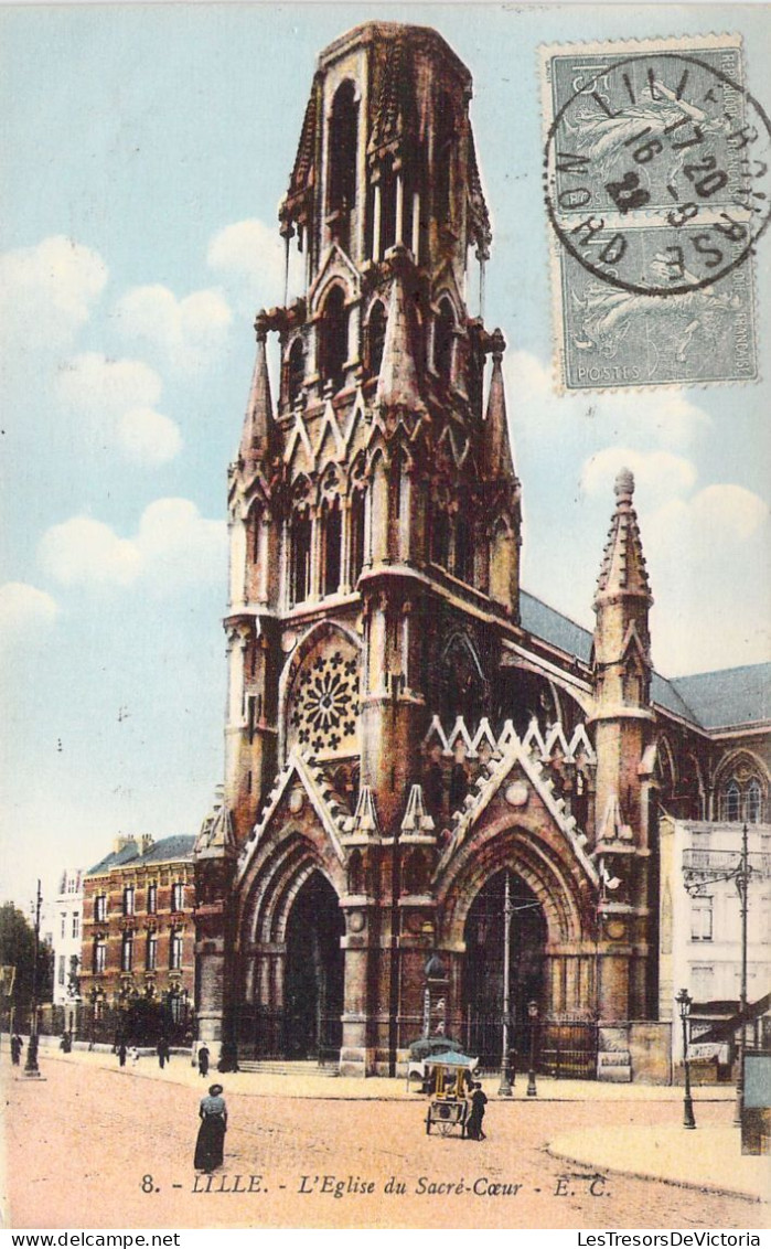 FRANCE - 59 - LILLE - L'église Du Sacré Coeur - Carte Postale Ancienne - Lille