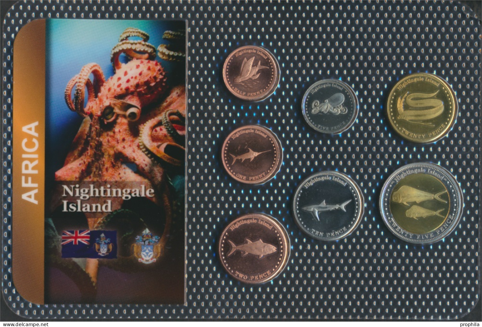 Nightingale Island 2011 Stgl./unzirkuliert Kursmünzen 2011 1/2 Pence Bis 25 Pence (10091837 - Non Classés
