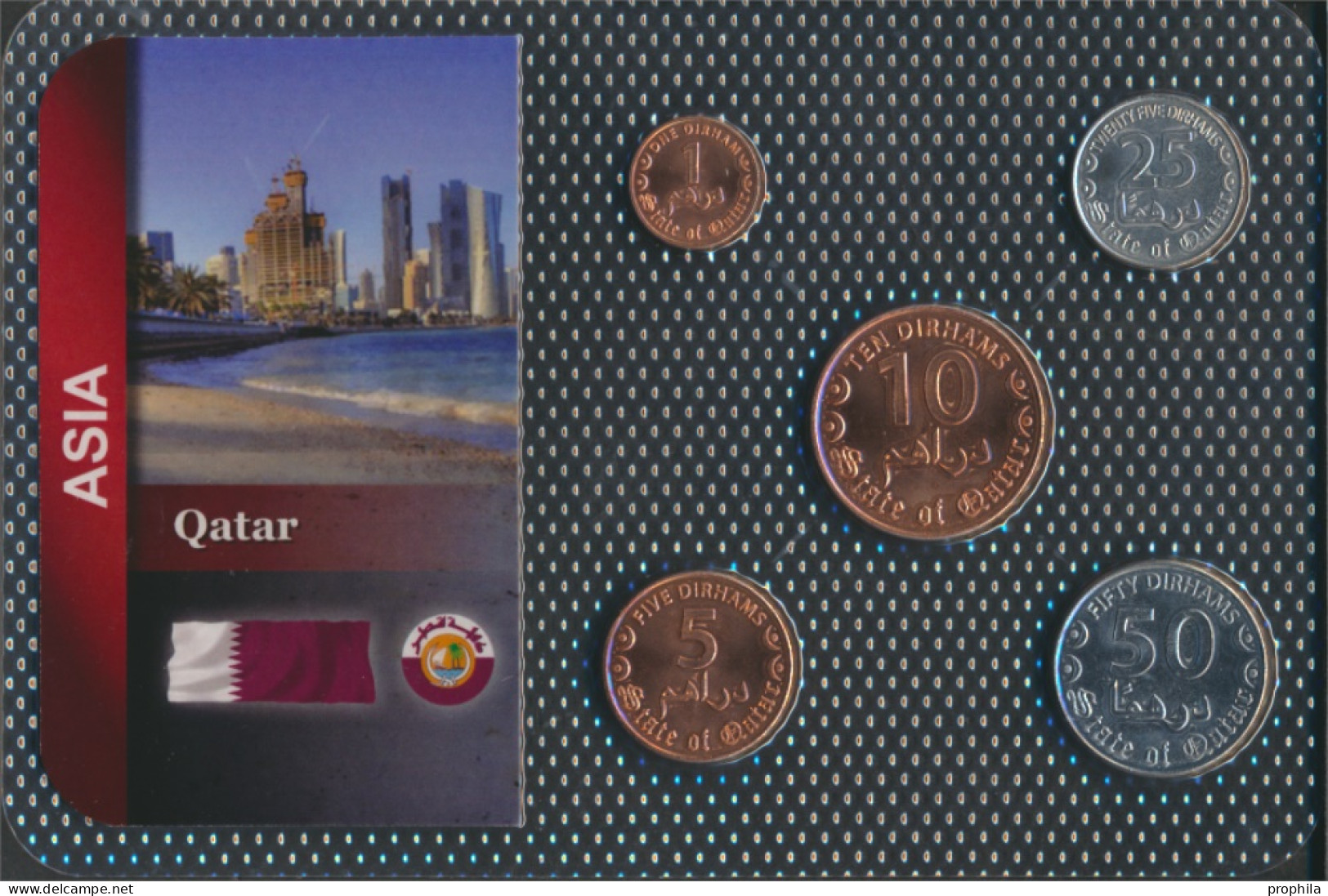 Qatar 2016 Stgl./unzirkuliert Kursmünzen 2016 1 Dirham Bis 50 Dirhams (10091895 - Qatar