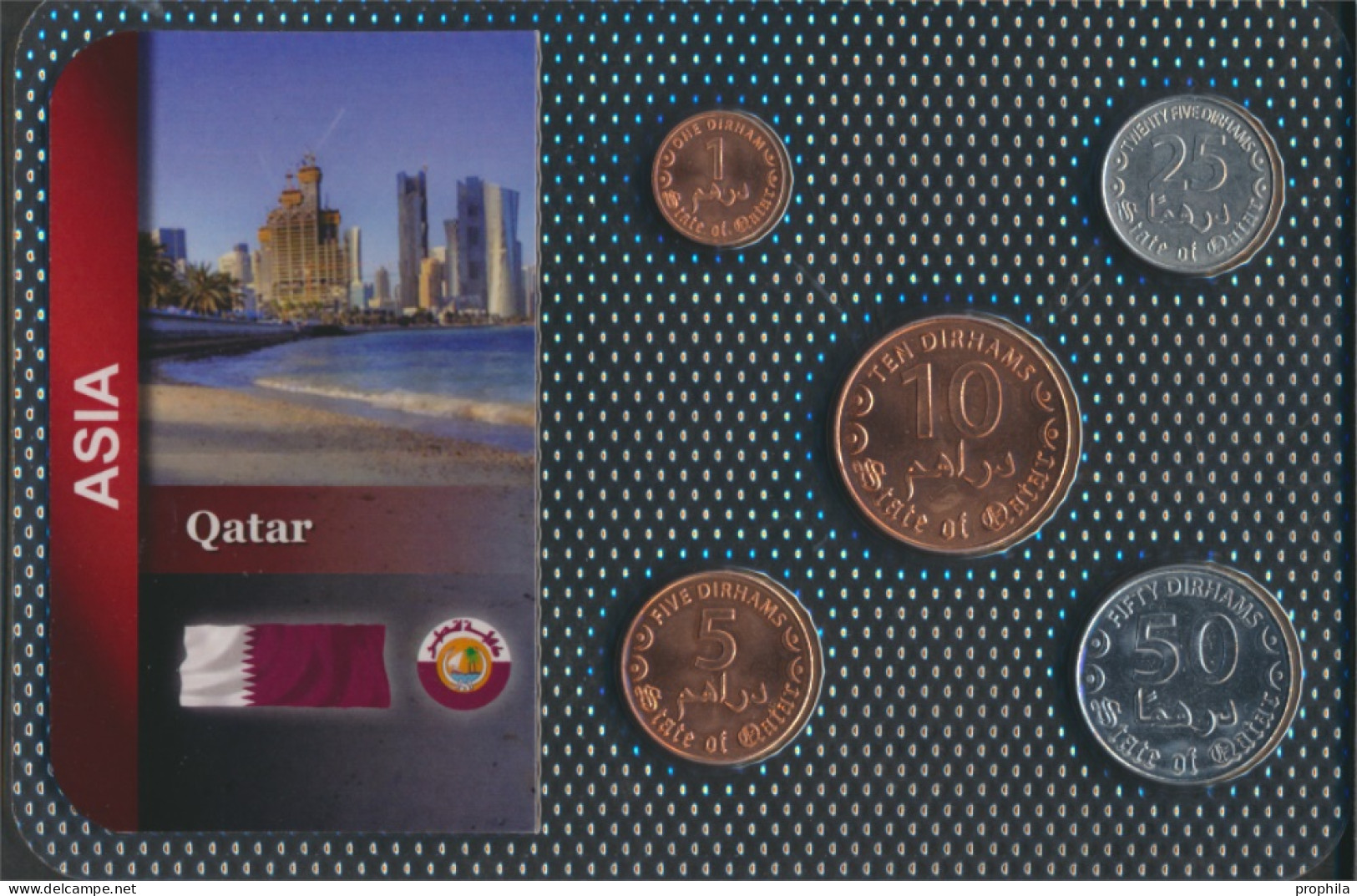 Qatar 2016 Stgl./unzirkuliert Kursmünzen 2016 1 Dirham Bis 50 Dirhams (10091896 - Qatar