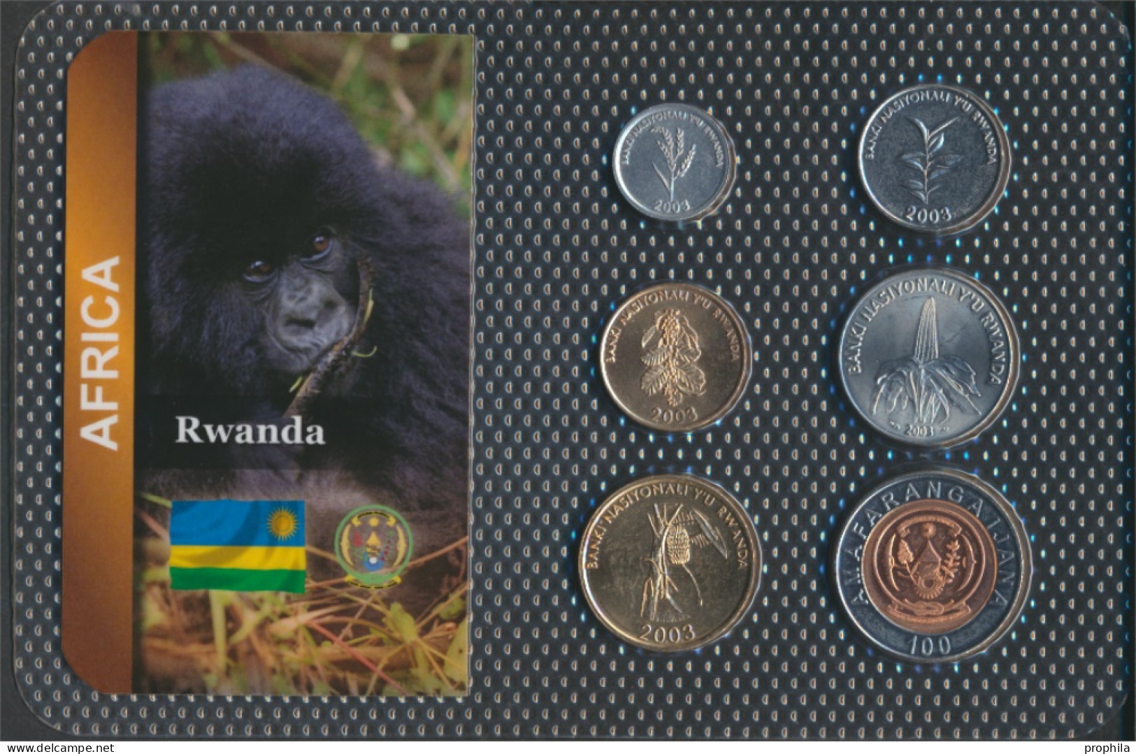 Ruanda Stgl./unzirkuliert Kursmünzen Stgl./unzirkuliert Ab 2003 1 Franc Bis 100 Francs (10091881 - Rwanda